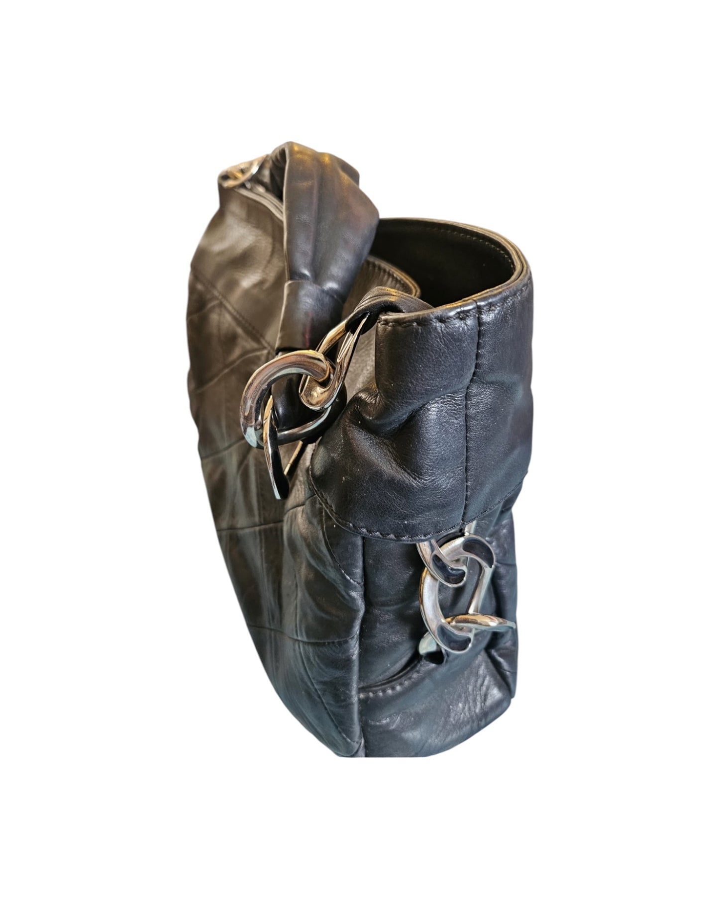 Chanel Lambskin Leather Hobo Bag – Black | Silver-Tone Hardware
