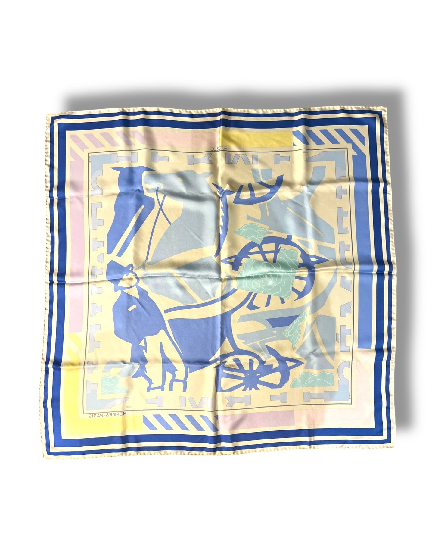 Hermès Puzzle II Silk Scarf 90 × 90 cm - The Luxury Savvy
