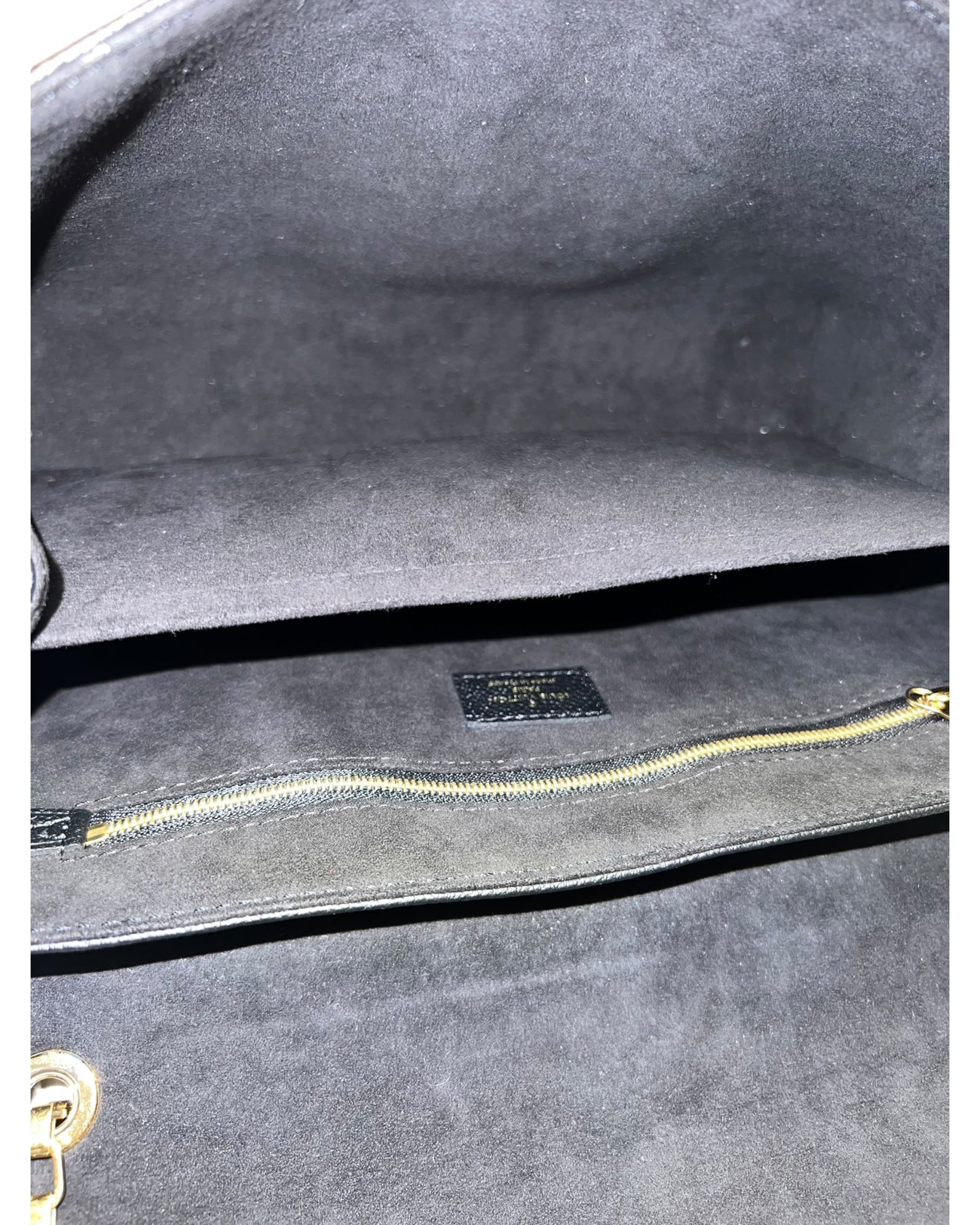 Louis Vuitton Saint-Germain MM Black Monogram Empreinte Leather Shoulder Bag – Gold Hardware