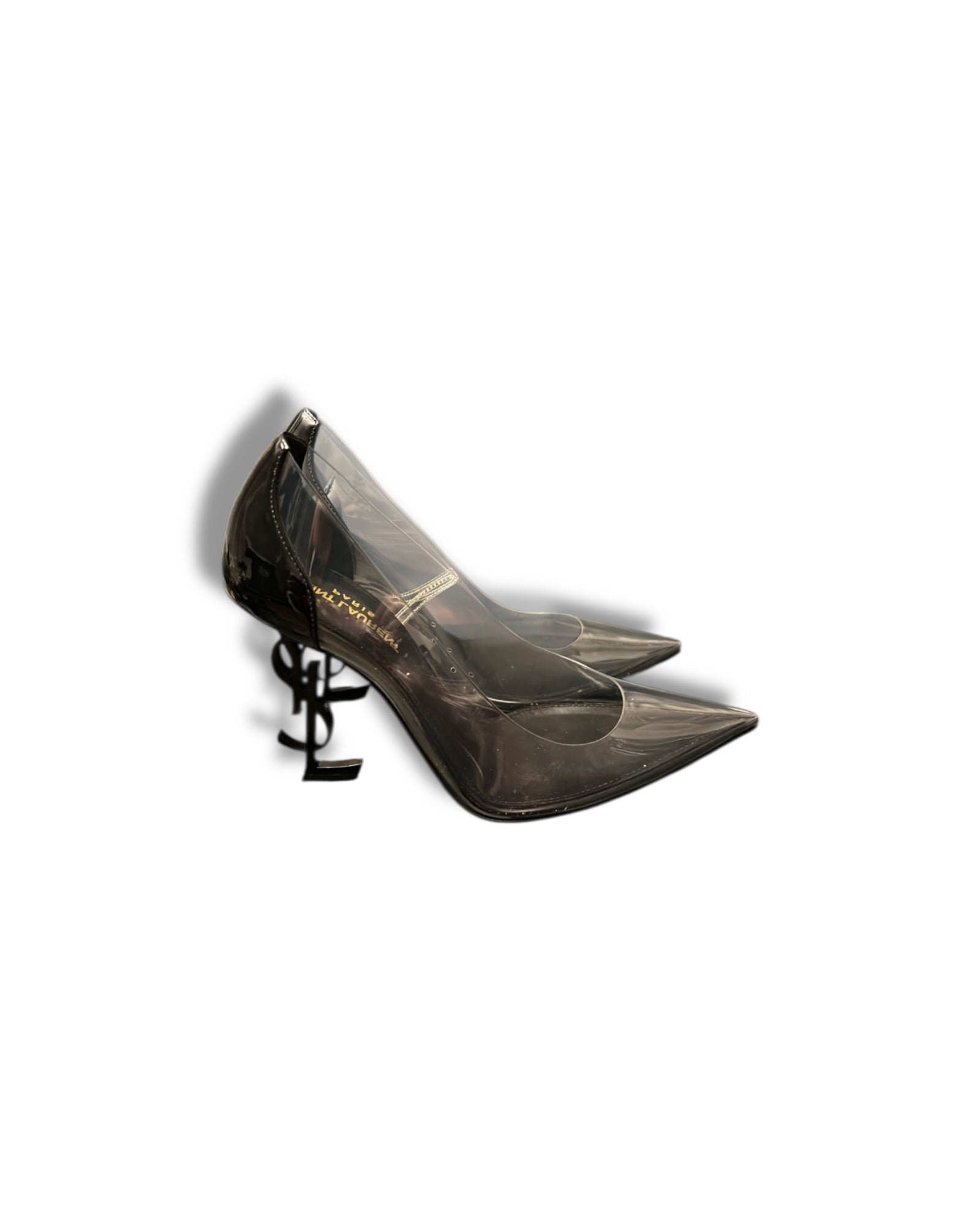Saint Laurent Opyum 110 Transparent Pumps - Size 38 - Pre-Owned - The Luxury Savvy