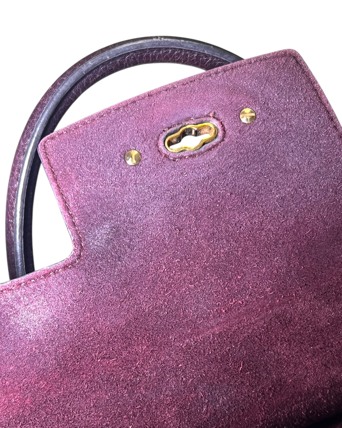 Mulberry Bayswater with Strap in Oxblood Grained Leather – Gold Hardware