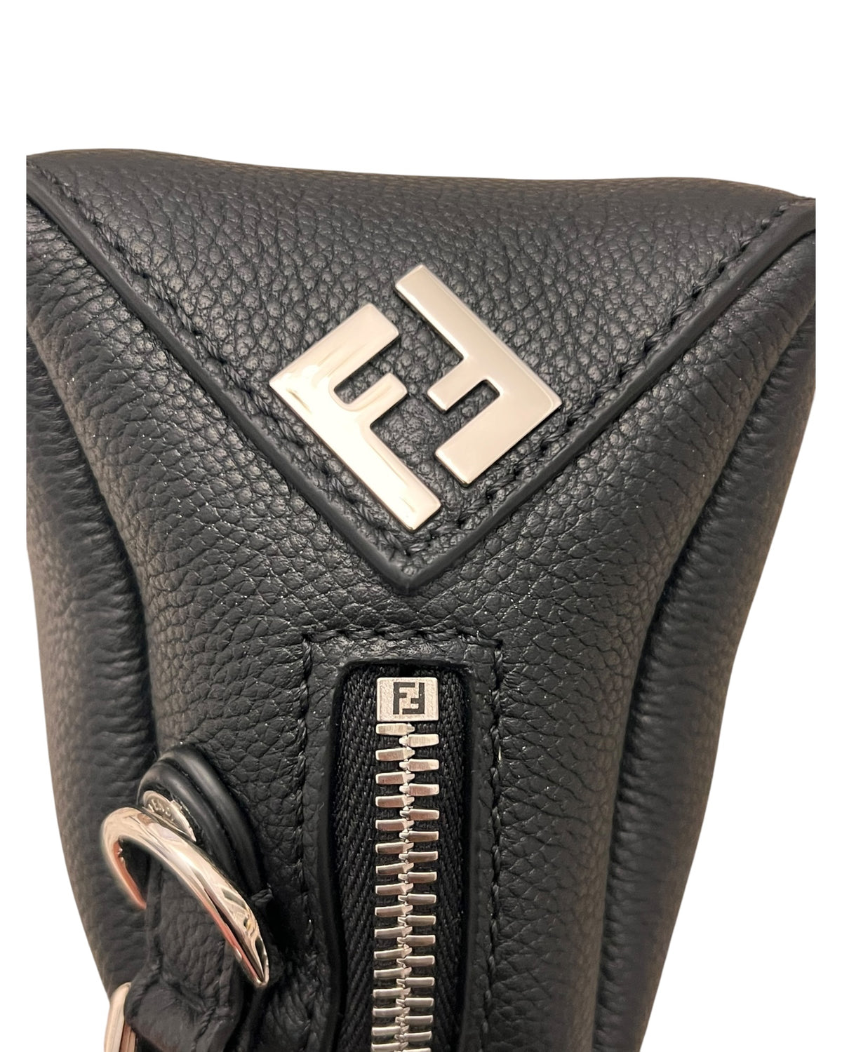 Fendi Black Leather Crossbody Bag