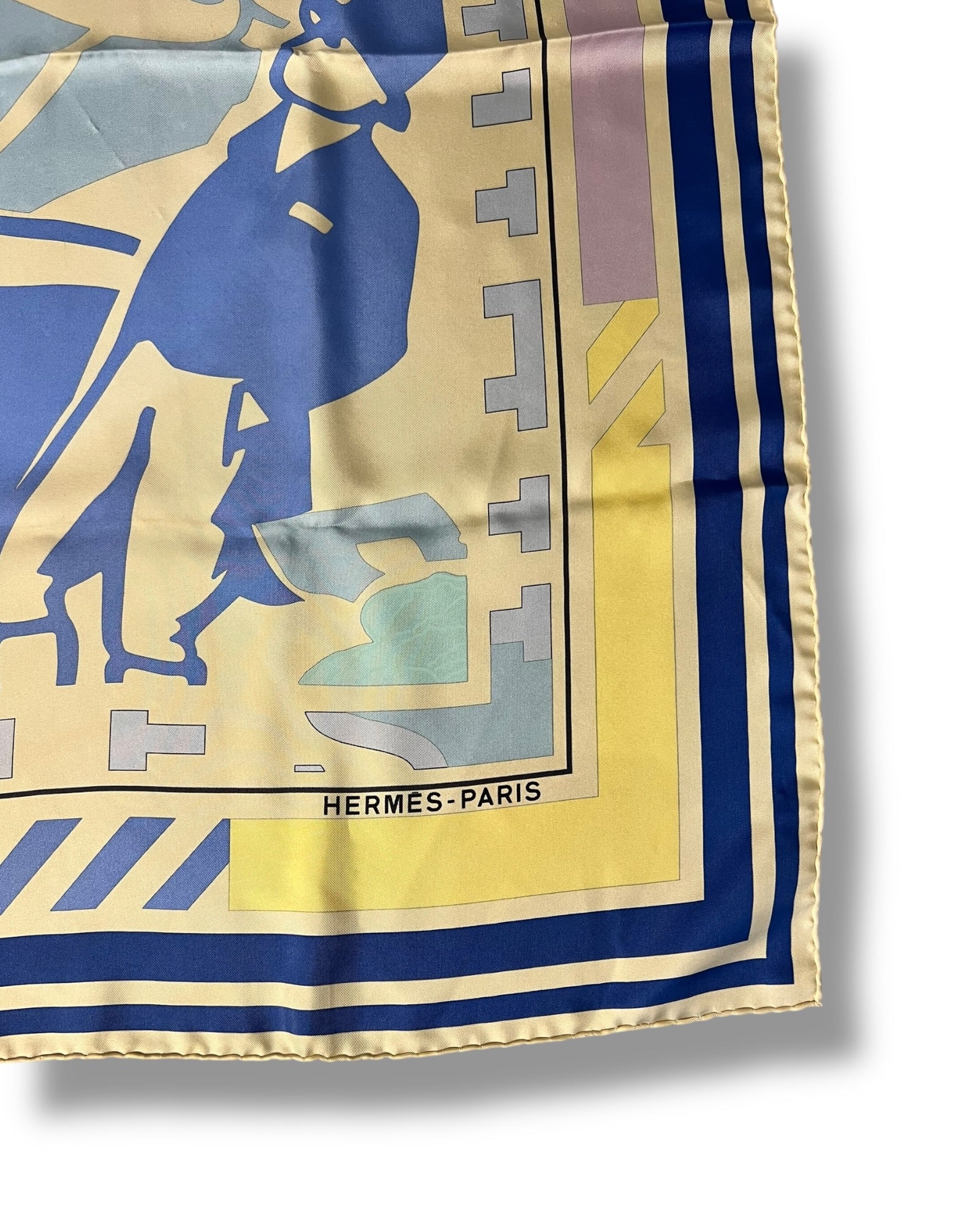 Hermès Puzzle II Silk Scarf 90 × 90 cm