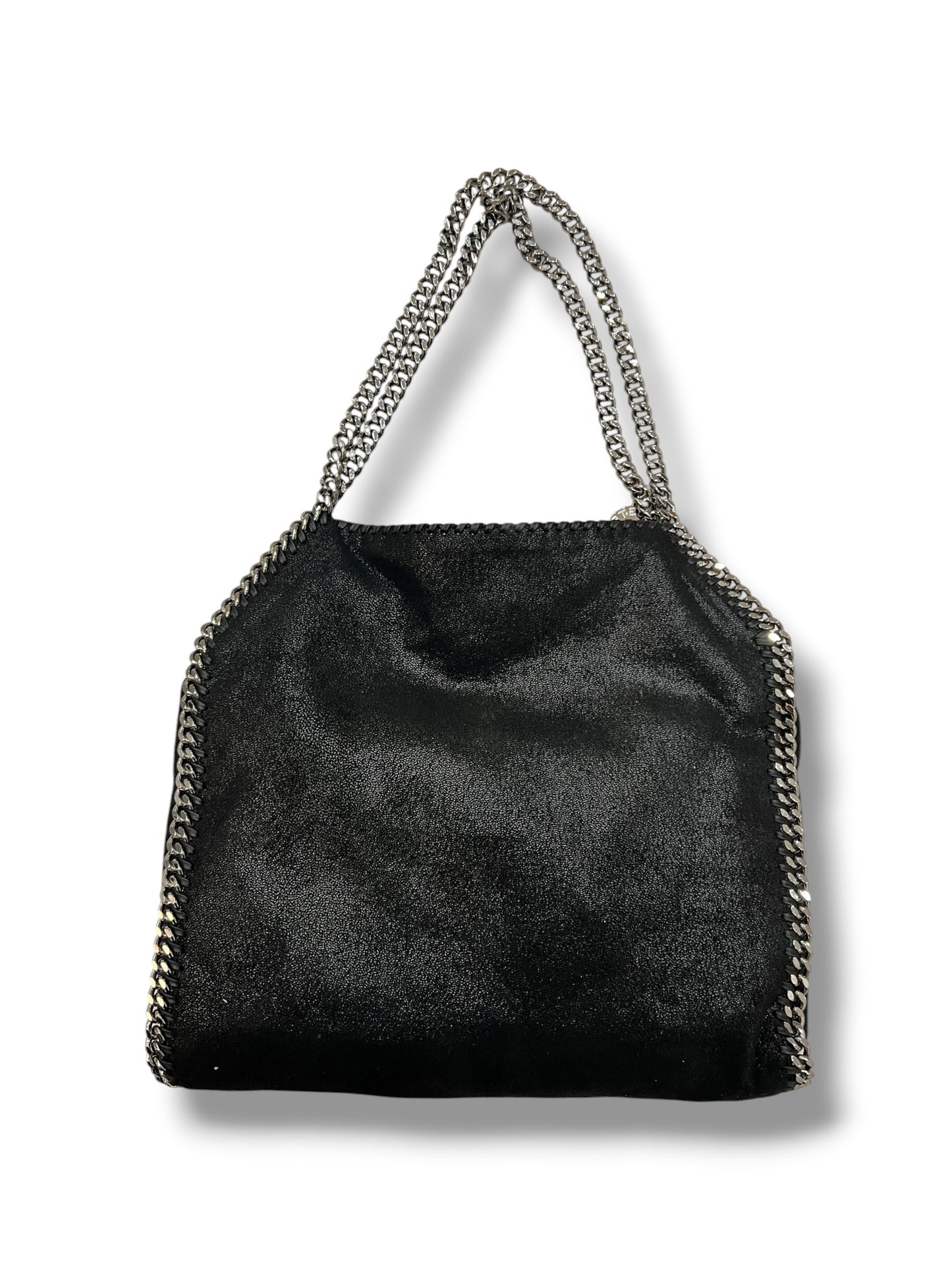 Stella McCartney Falabella Black Shaggy Deer Tote Bag