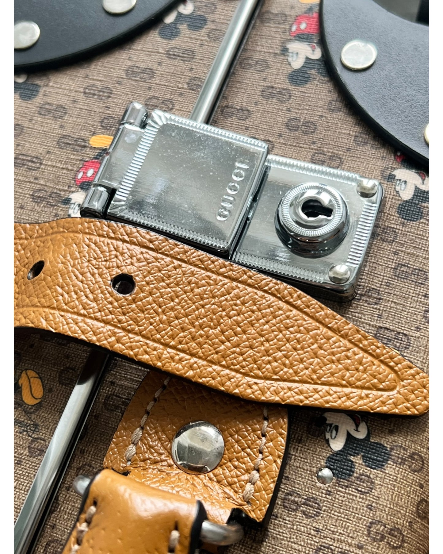 Gucci x Disney Mickey Mouse GG Supreme Suitcase