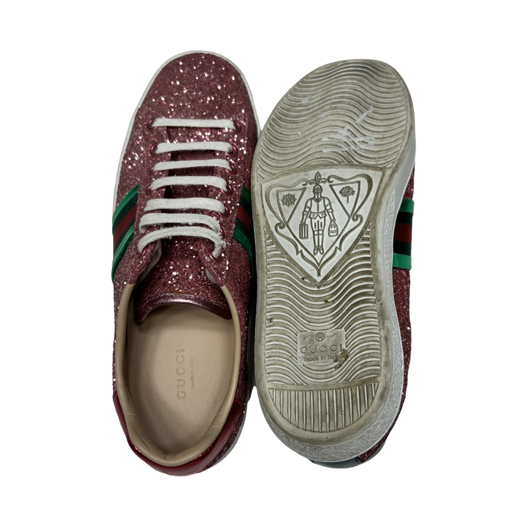 GUCCI SPARKLY TRAINERS - The Luxury Savvy