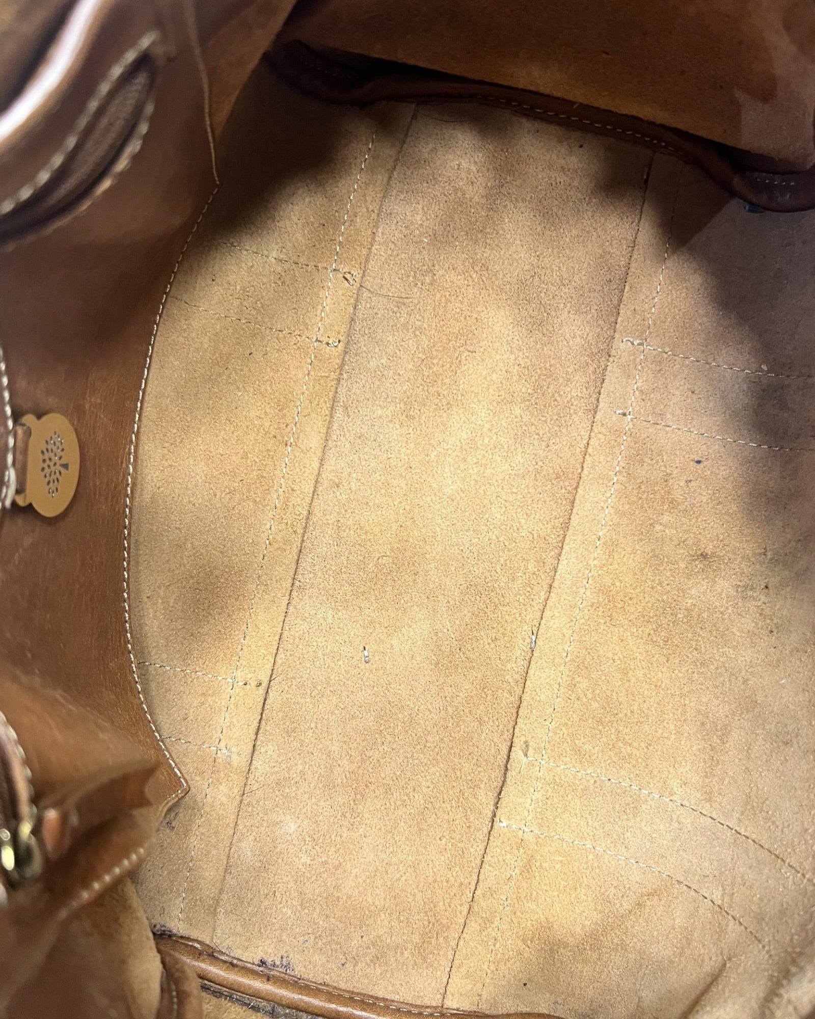 Mulberry Bayswater Natural Vegetable Tanned Leather Satchel in Oak - The Luxury Savvy