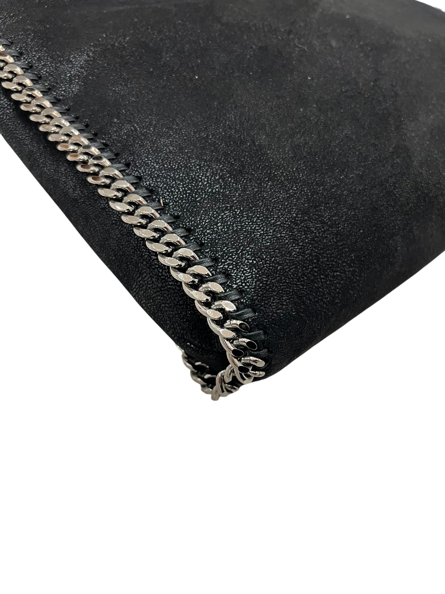 Stella McCartney Falabella Black Shaggy Deer Tote Bag