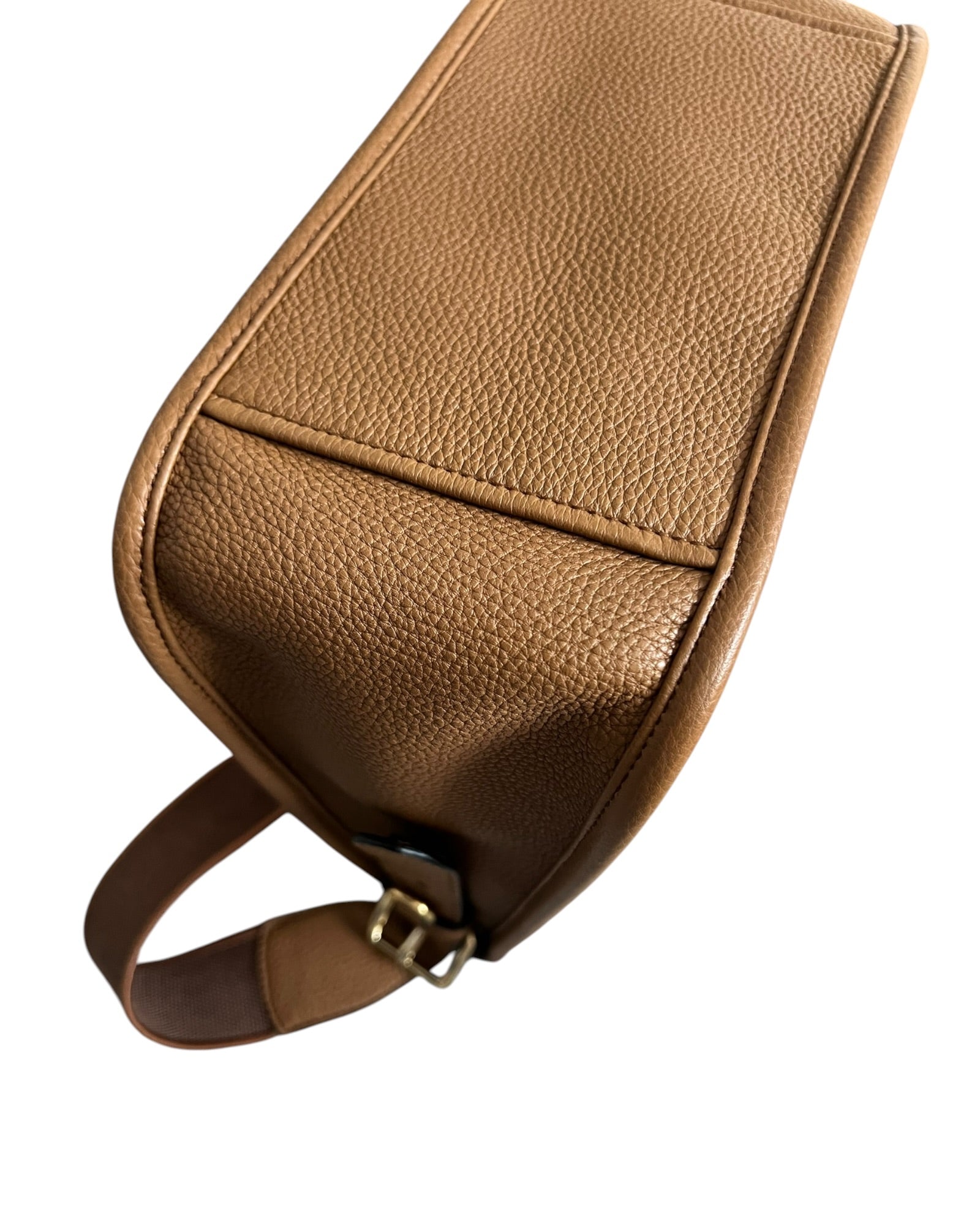 Prada Medium Leather Shoulder Bag - Tan - The Luxury Savvy