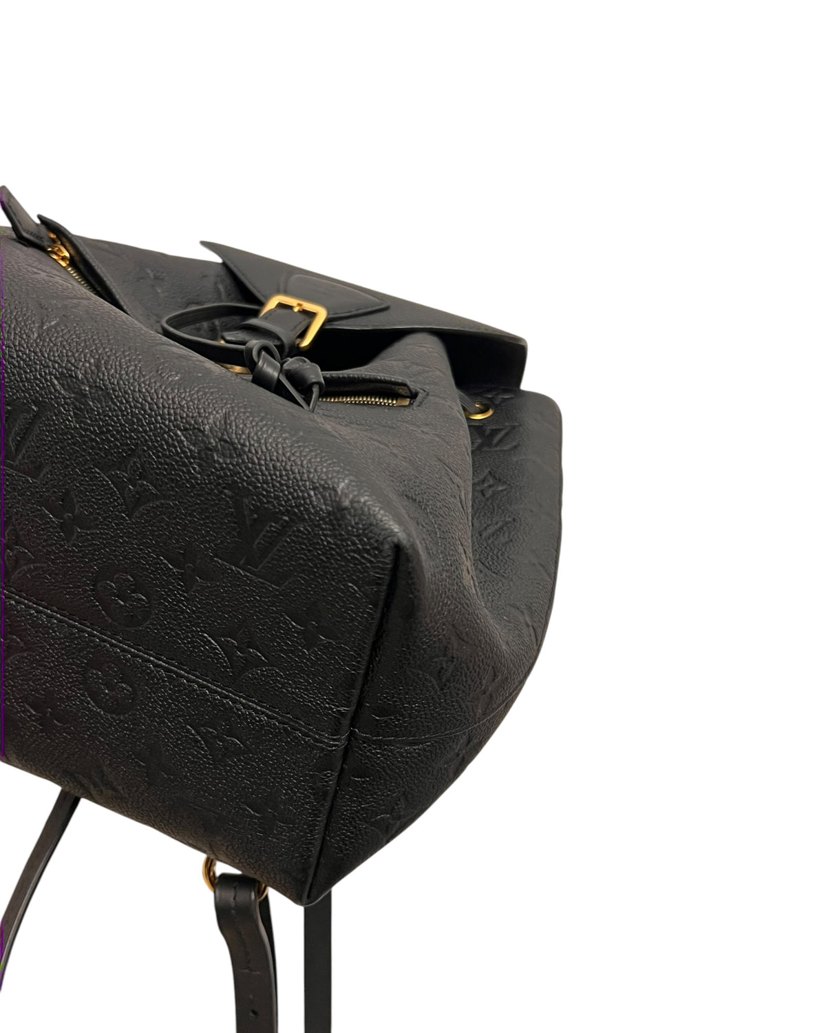 Louis Vuitton Montsouris Backpack – Black Monogram Empreinte Leather