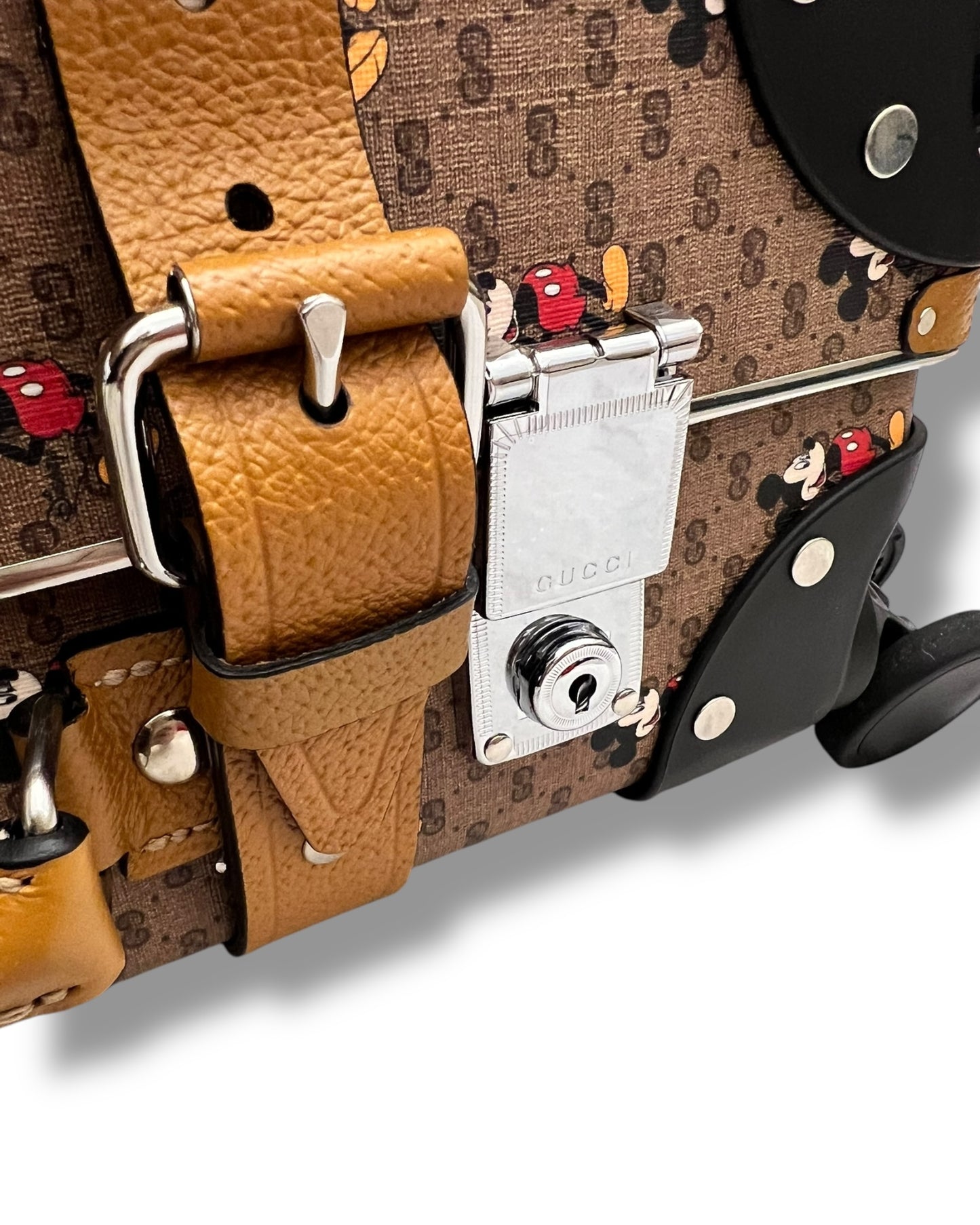 Gucci x Disney Mickey Mouse GG Supreme Suitcase
