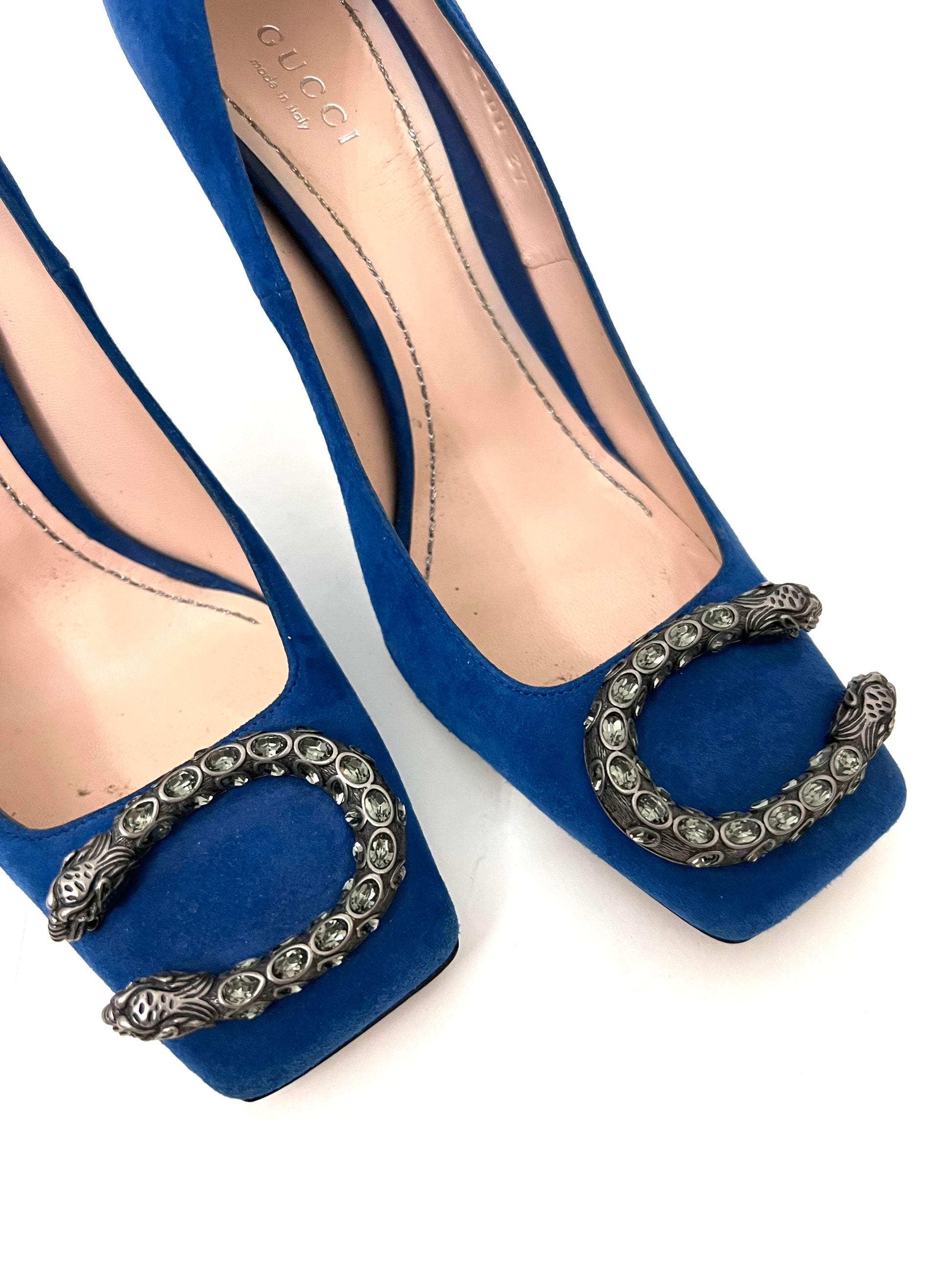 GUCCI DIONYSUS SUEDE PUMPS - The Luxury Savvy