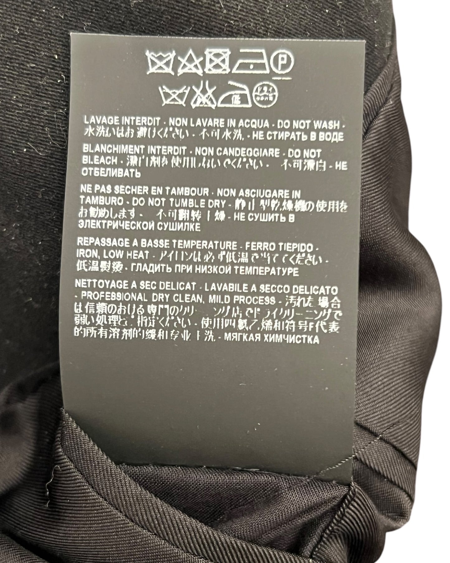 Saint Laurent Black Moleskin Military Jacket – Size 40