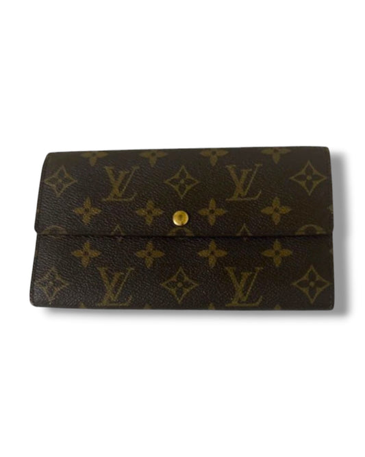 Louis Vuitton Vintage Monogram Canvas Long Wallet - The Luxury Savvy