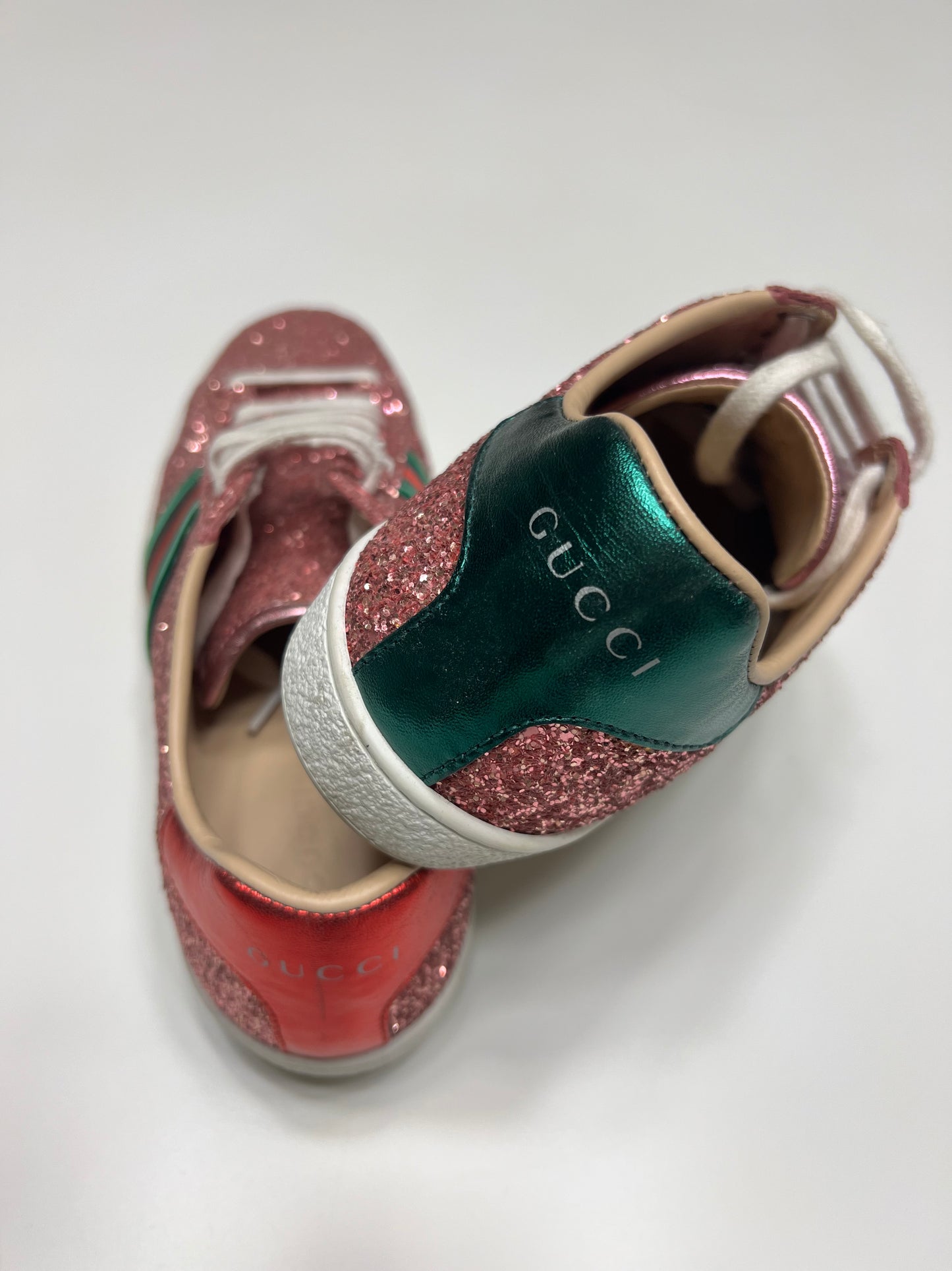 GUCCI SPARKLY TRAINERS - The Luxury Savvy