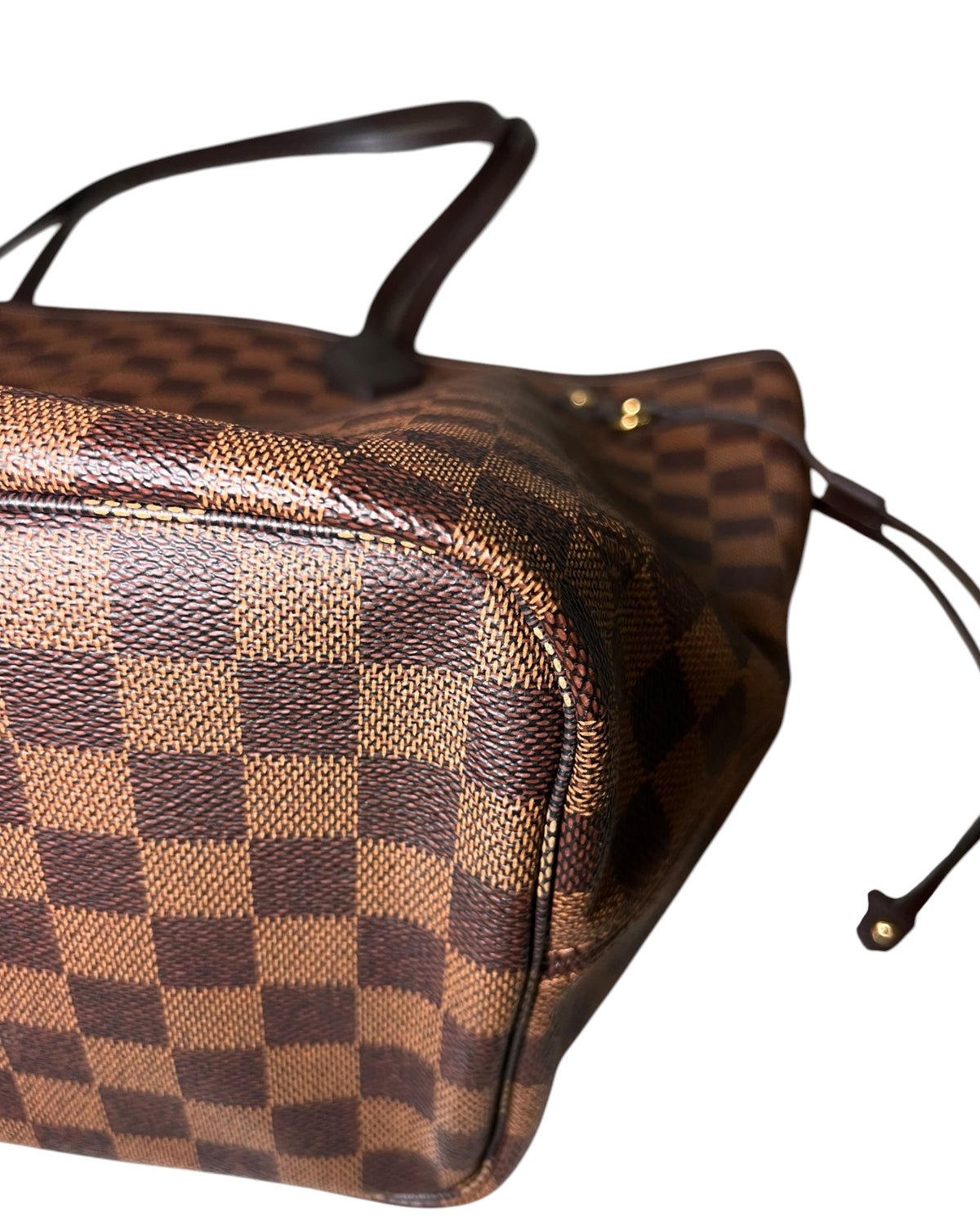 Louis Vuitton Neverfull MM Damier Ebene Canvas Tote Bag