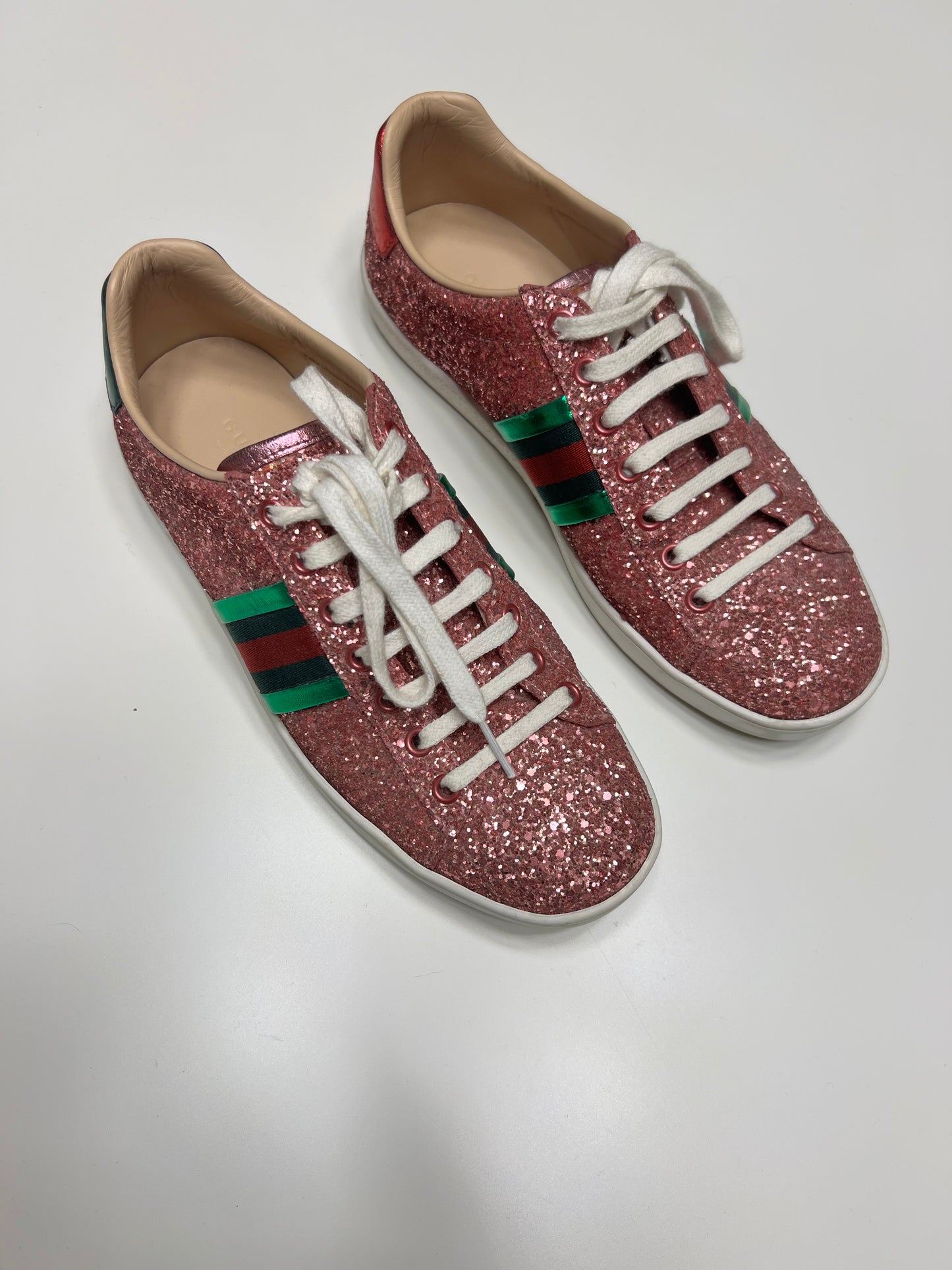 GUCCI SPARKLY TRAINERS - The Luxury Savvy