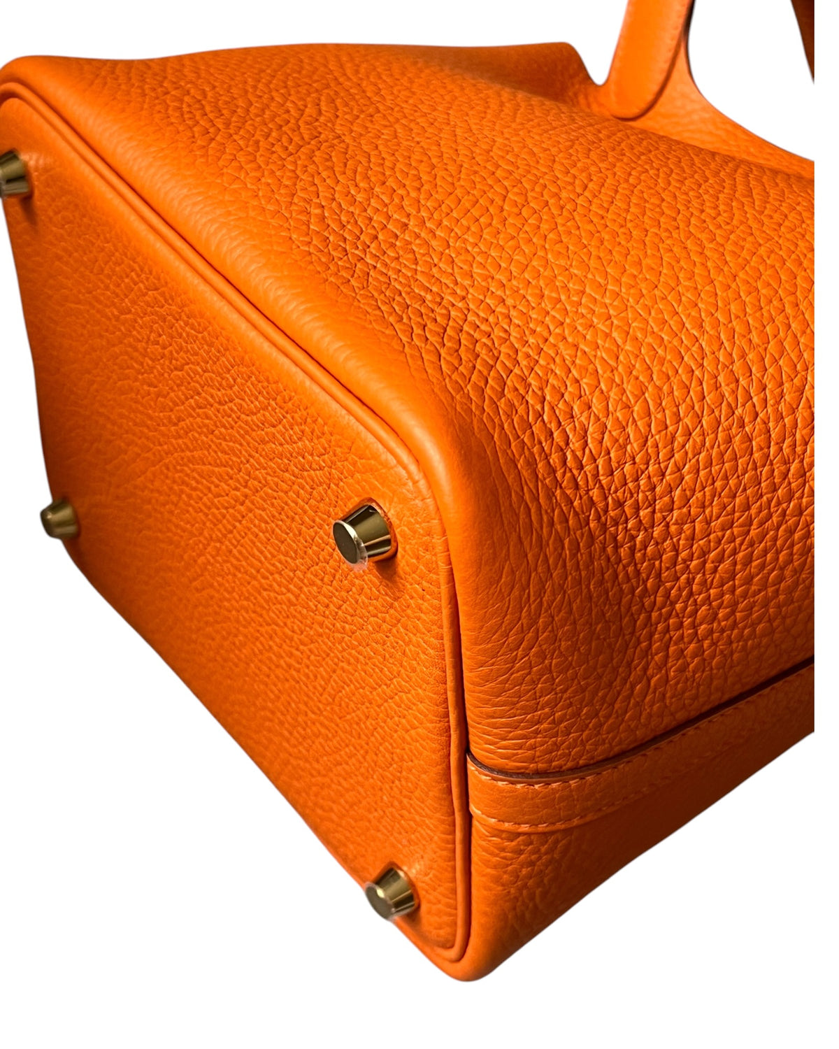 Hermès Picotin 18 Orange H Taurillon Clemence Gold Hardware