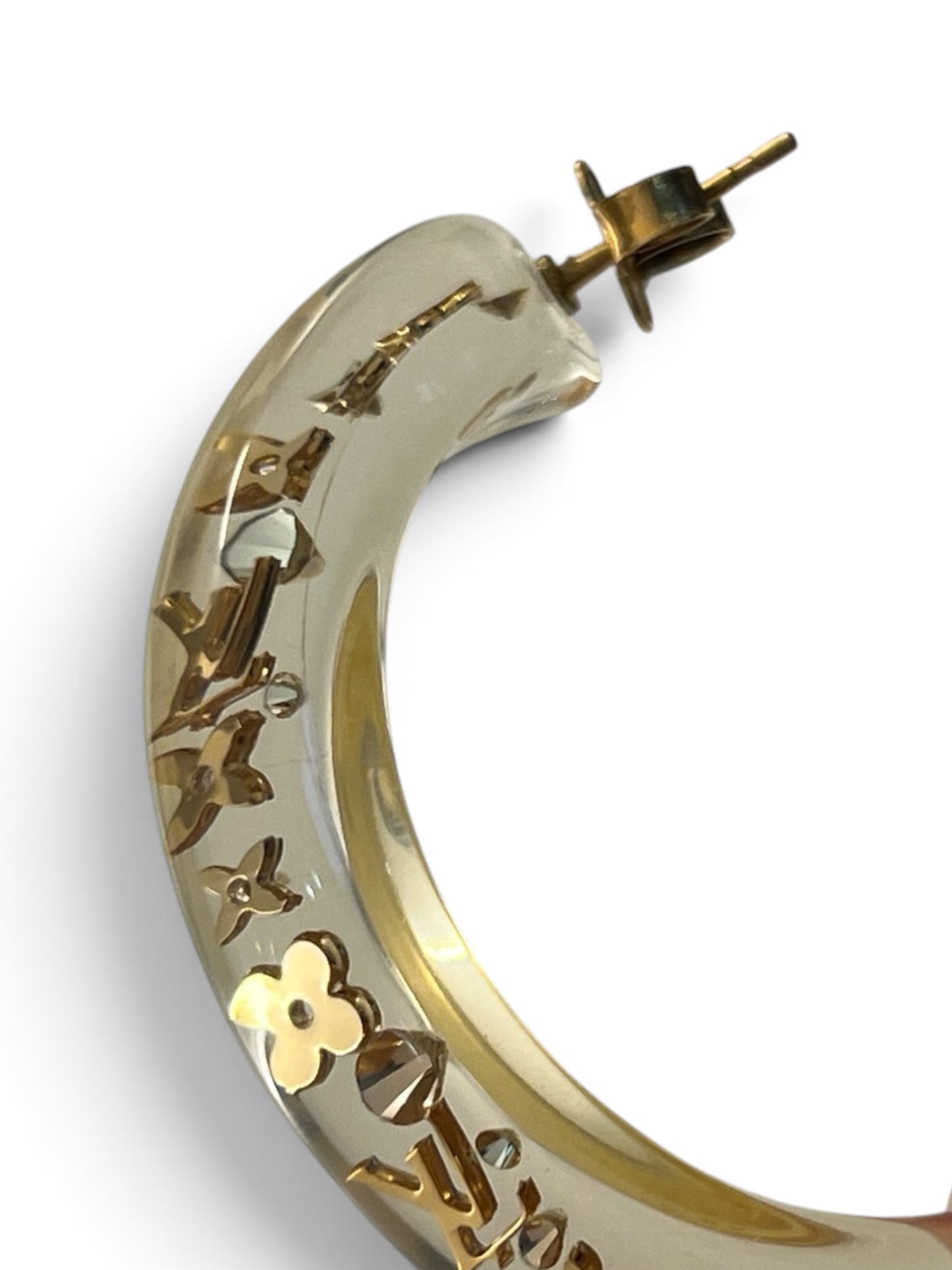 Louis Vuitton Inclusion Hoop Earrings | Crystal & Resin