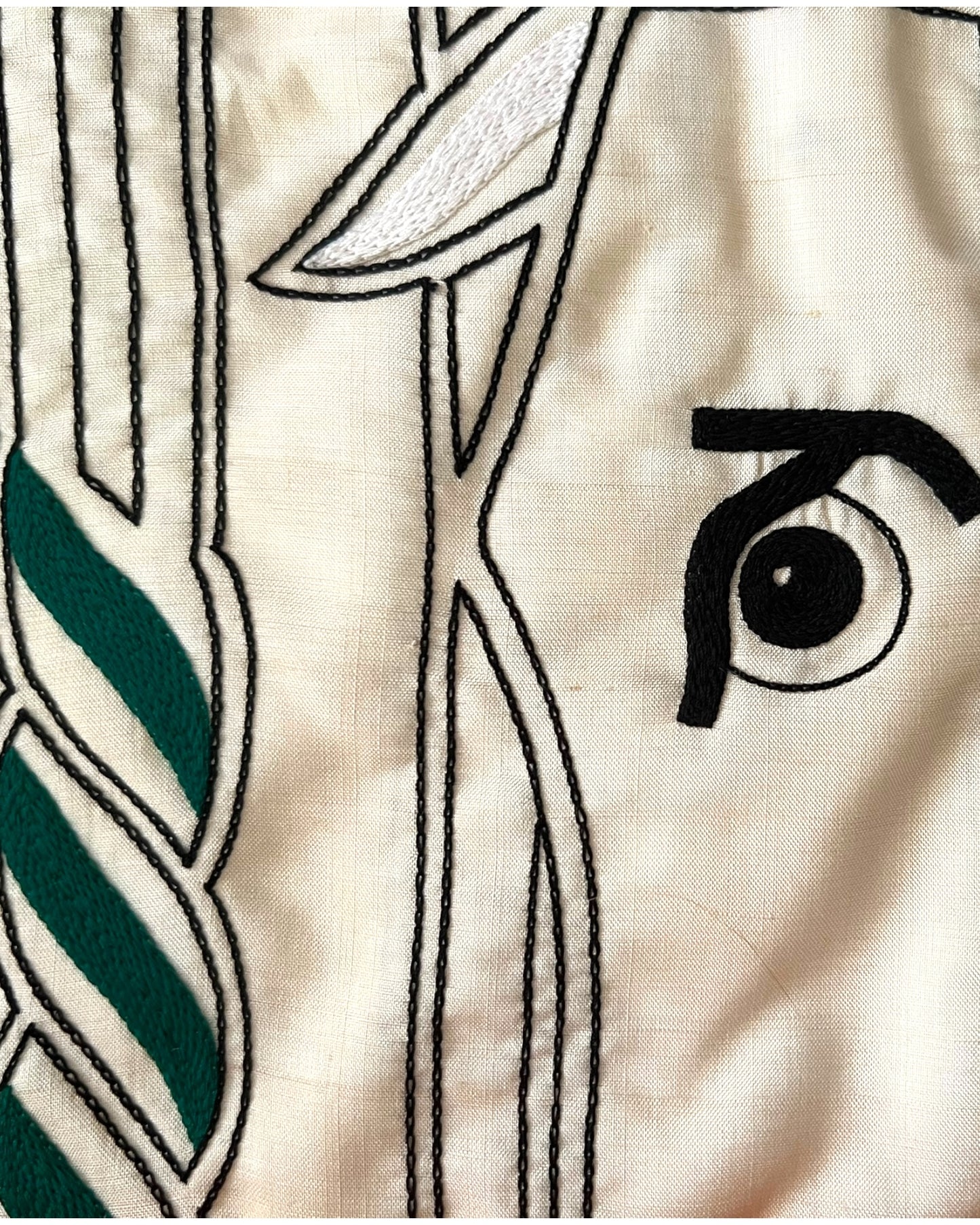 Hermès Carré 90 “Quadrige” – Hand-Embroidered Silk Scarf (Pristine — with Special Box)