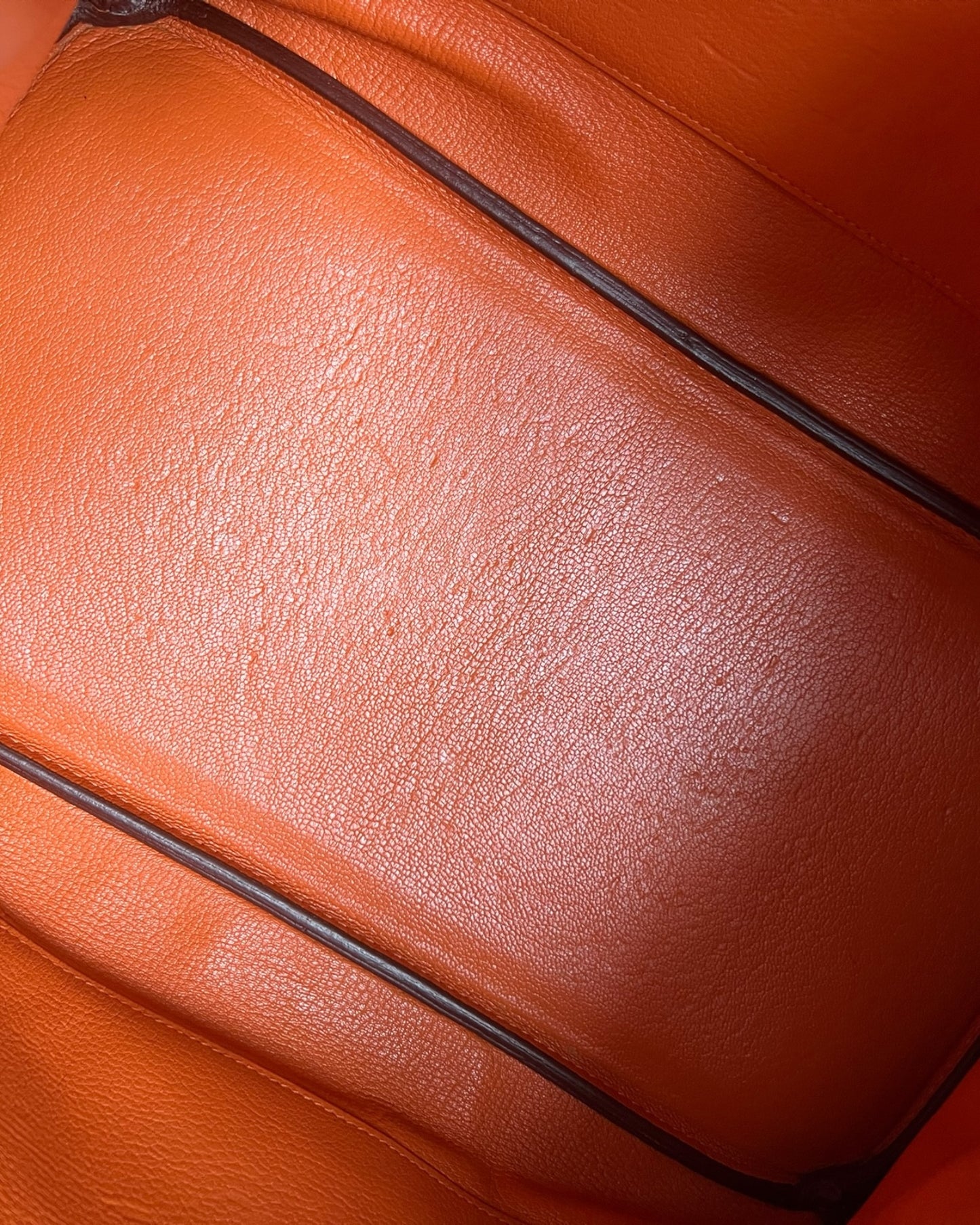 Hermès Birkin 35 Orange Clemence Leather | Very Good Pre-Owned Condition - The Luxury Savvy