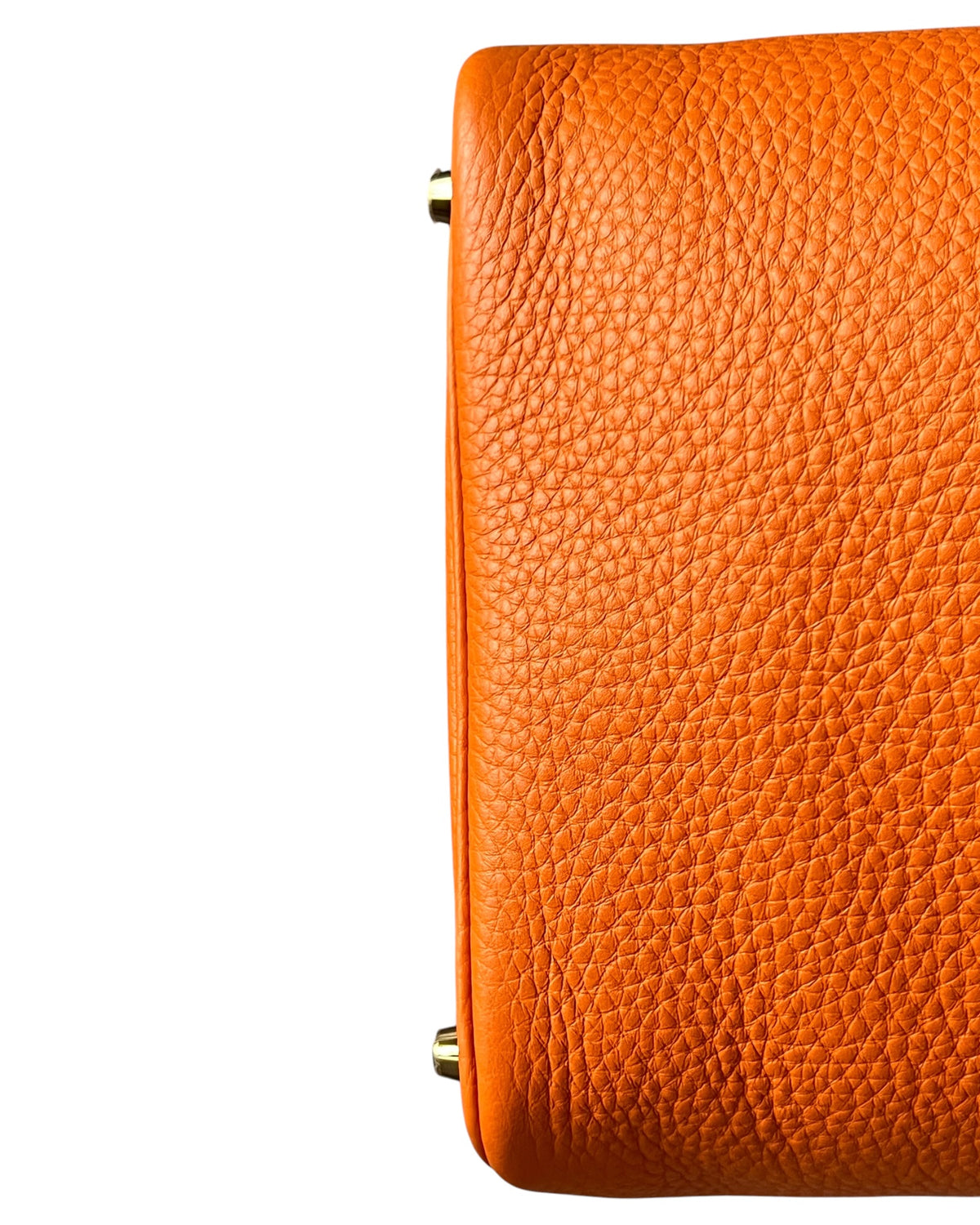 Hermès Picotin 18 Orange H Taurillon Clemence Gold Hardware