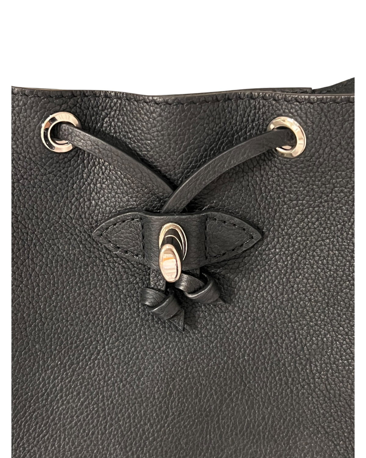 Louis Vuitton Lockme Backpack Black Leather Silver-Tone Hardware