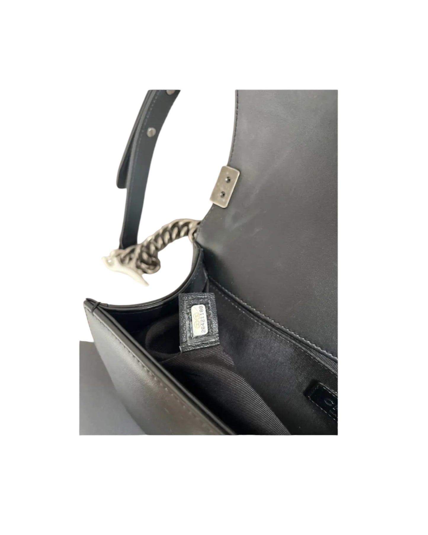 Chanel Medium Boy Flap Bag Black Quilted Calfskin