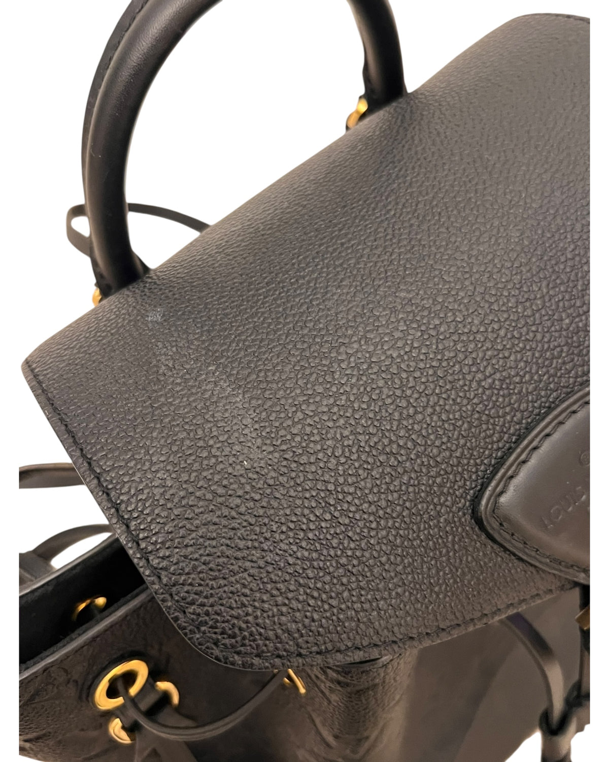 Louis Vuitton Montsouris Backpack – Black Monogram Empreinte Leather