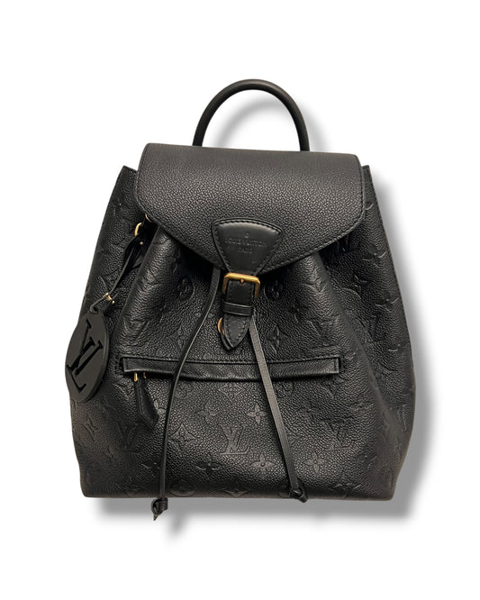 Louis Vuitton Montsouris Backpack – Black Monogram Empreinte Leather - The Luxury Savvy