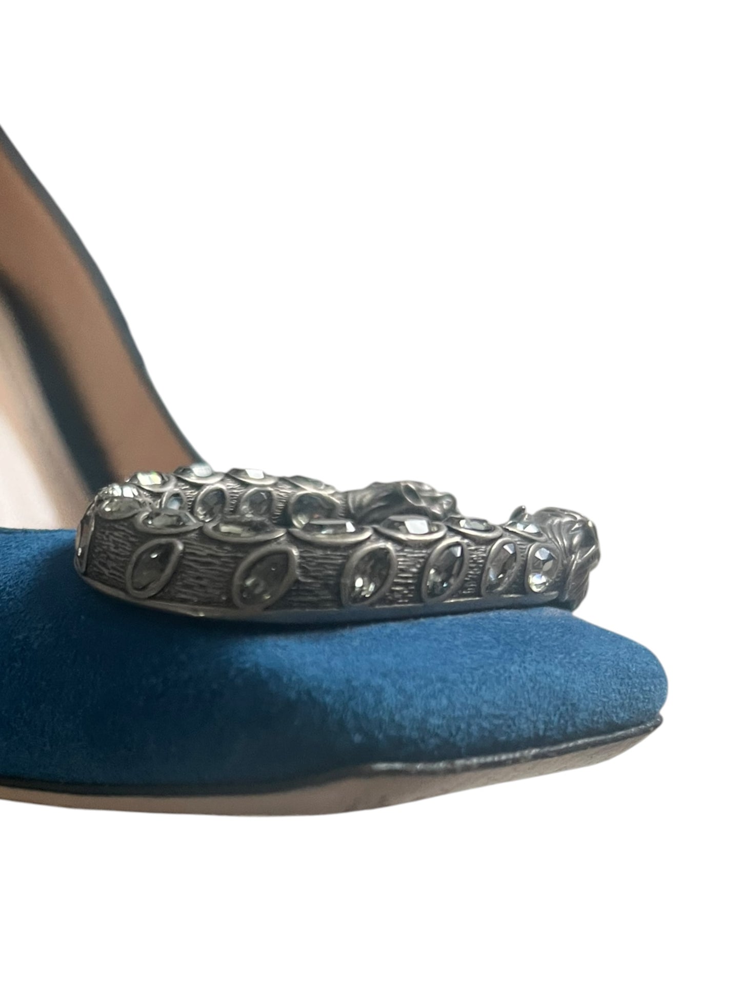 Gucci Dionysus Suede Pumps – Blue | Size 37