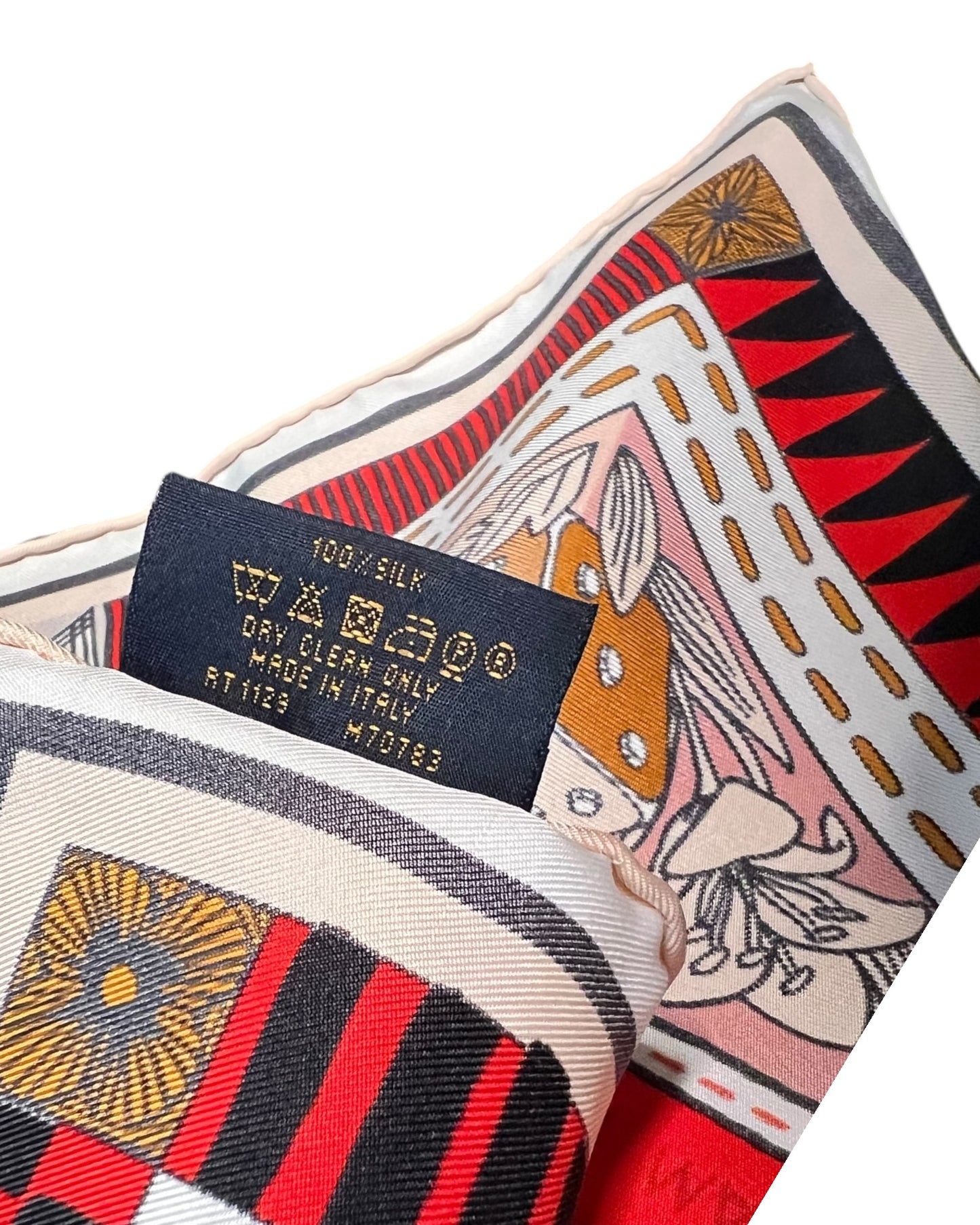 Louis Vuitton Jeu de Louis Silk Scarf 90 x 90