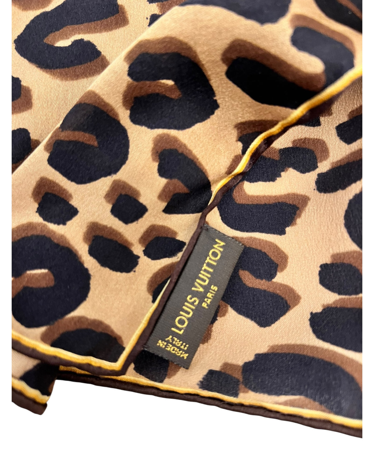 Louis Vuitton Monogram Leopard Silk Scarf 70