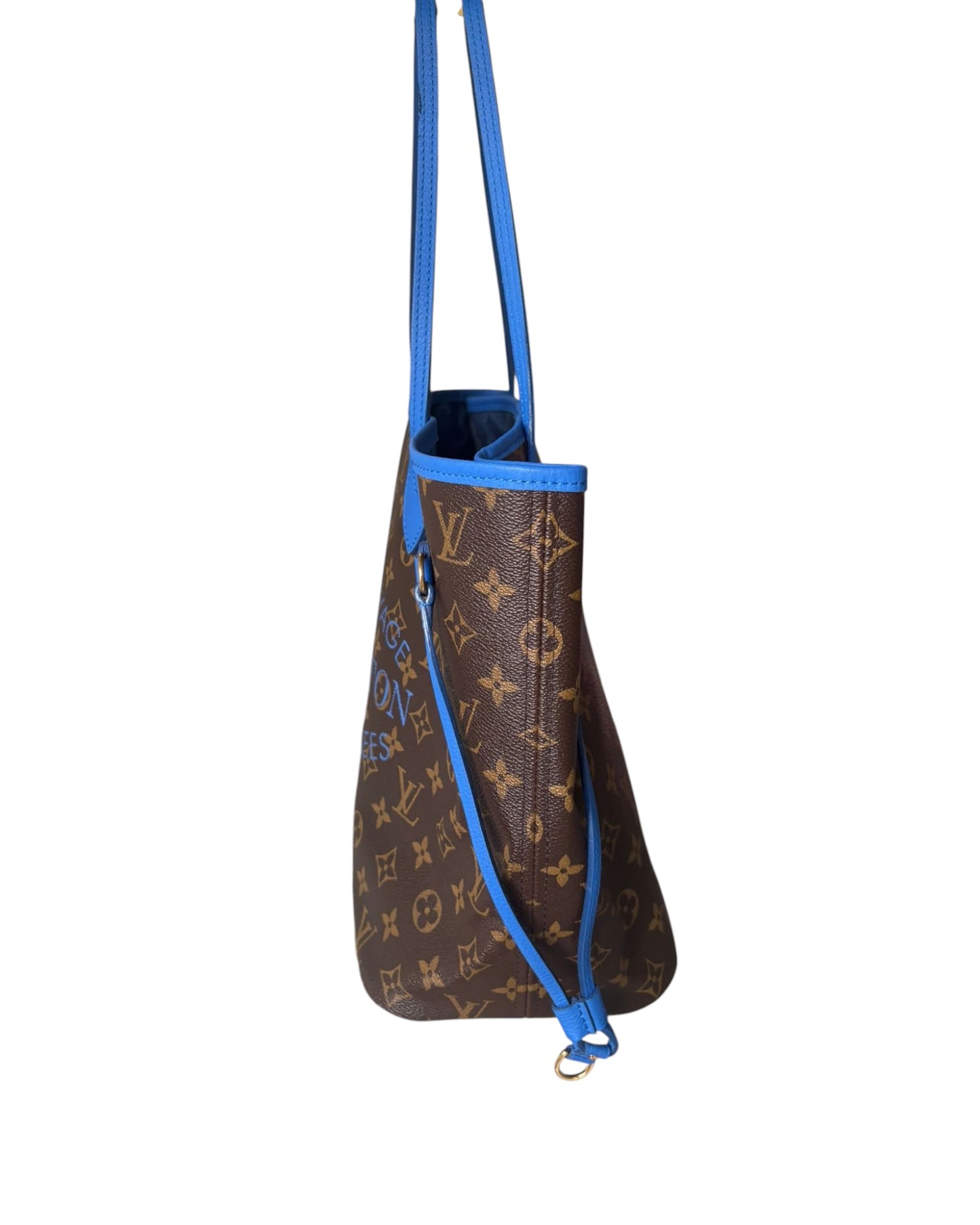Louis Vuitton Limited Edition Monogram Ikat Neverfull MM Grand Bleu