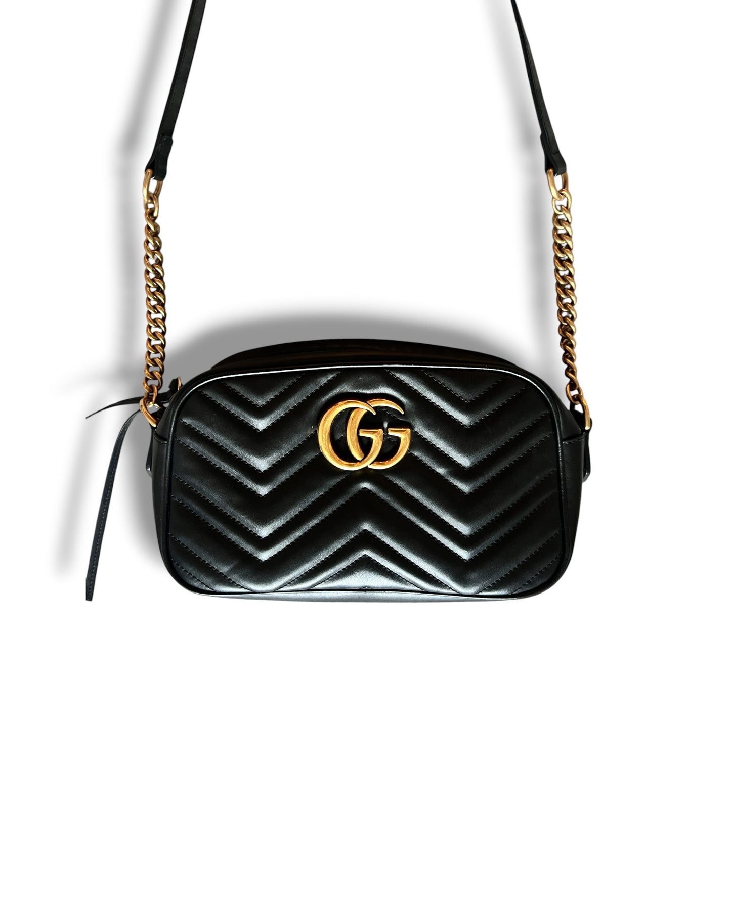 Gucci GG Marmont Small Camera Bag - Black