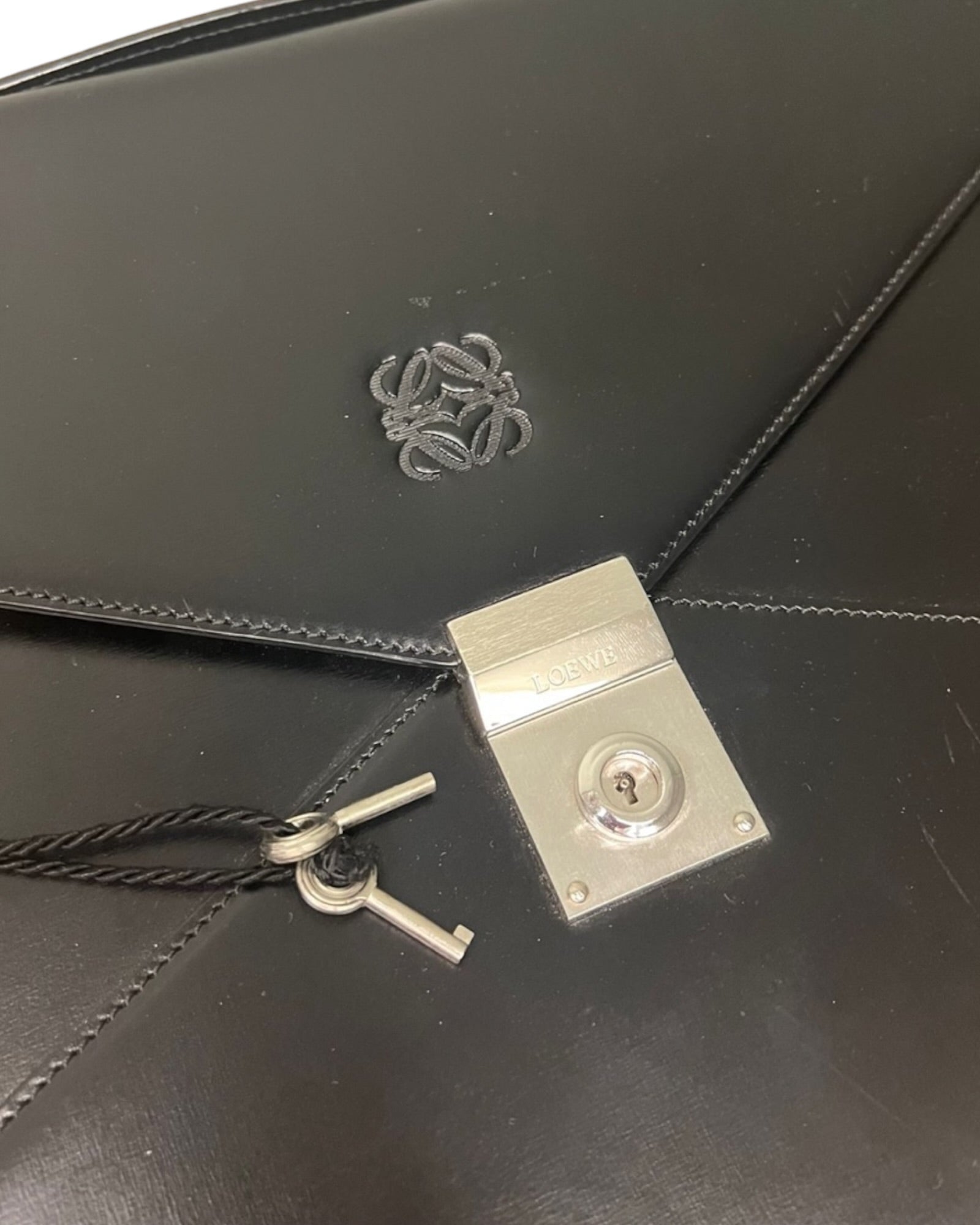 Loewe Leather Briefcase - The Luxury Savvy