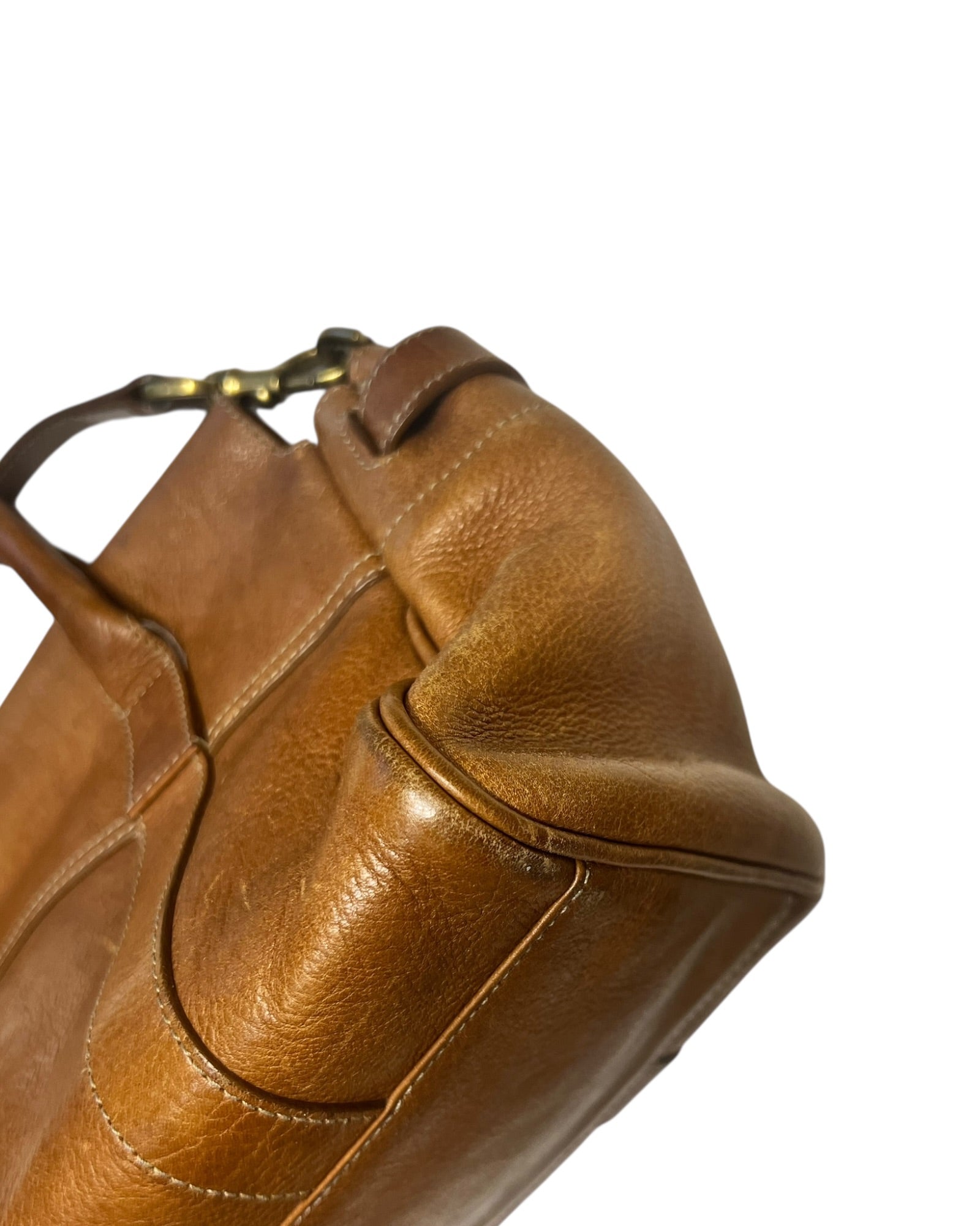 Mulberry Bayswater Natural Vegetable Tanned Leather Satchel in Oak - The Luxury Savvy