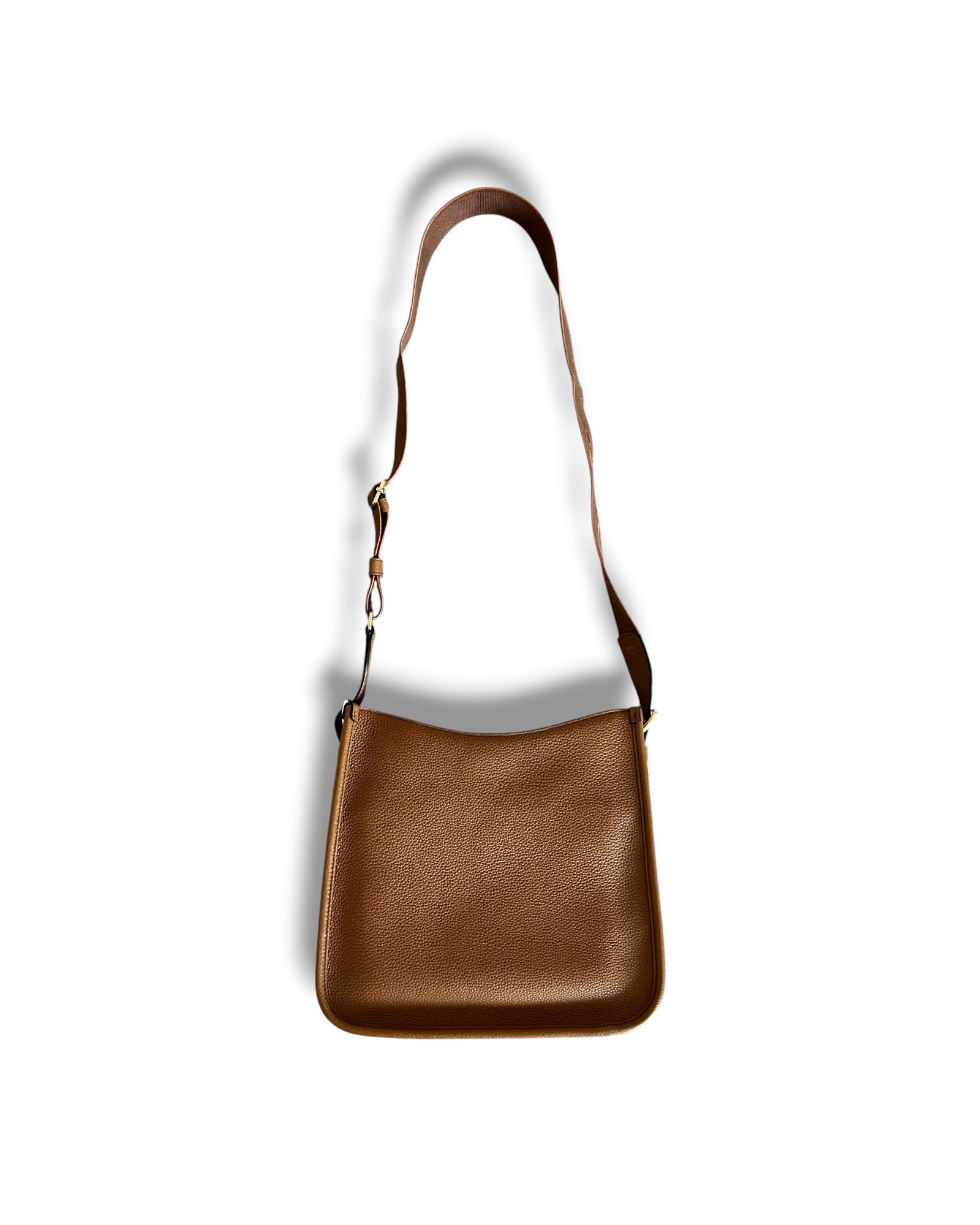 Prada Medium Leather Shoulder Bag - Tan - The Luxury Savvy