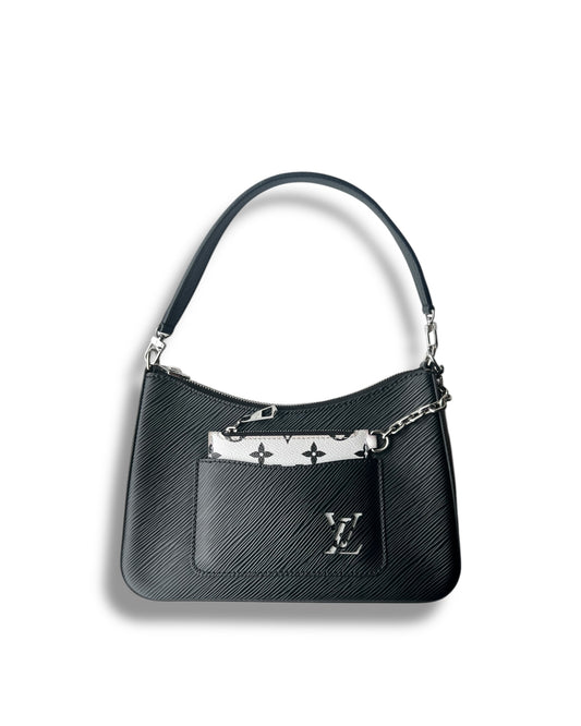 Louis Vuitton Marelle Bag in Black - Preloved - The Luxury Savvy
