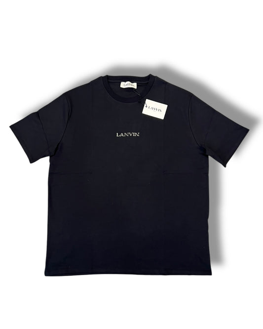 Lanvin Men’s Logo T-Shirt in Black - The Luxury Savvy