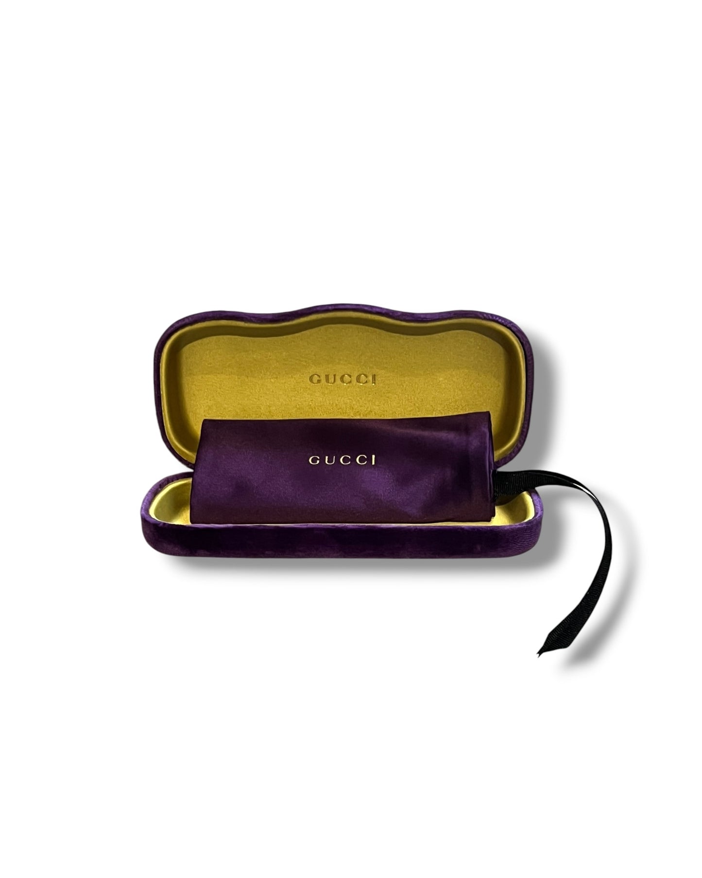 Gucci Velvet Glasses Case & Dust Pouch