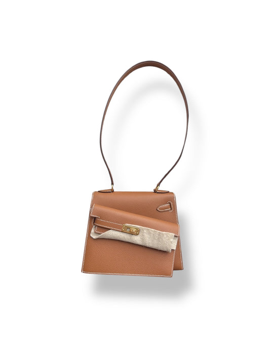 Hermès Kelly En Désordre – Gold Epsom with Gold Hardware (Full Set, Unused)