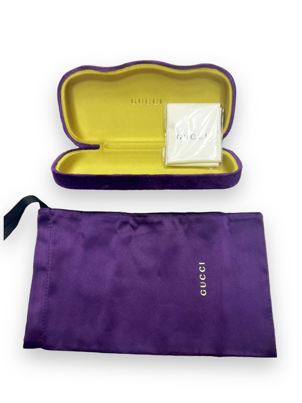 GUCCI VELVET GLASSES CASE