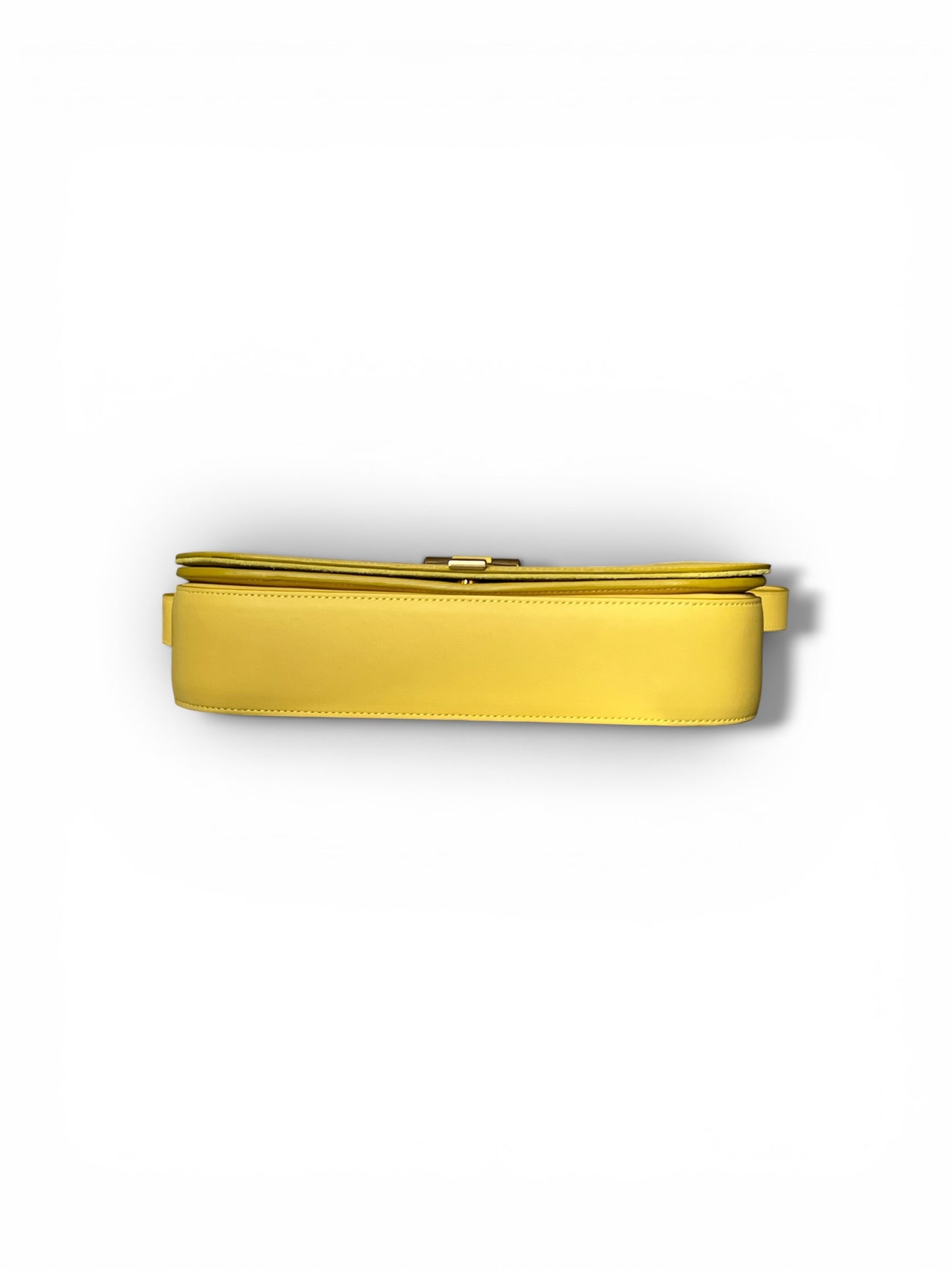 Saint Laurent Crossbody Bag - Yellow - Gold Hardware