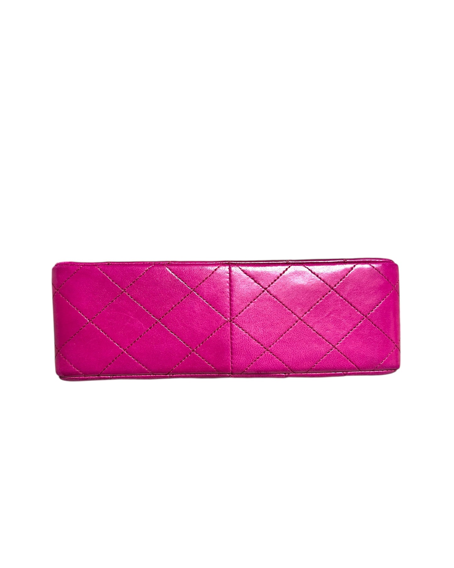 Chanel Vintage Classic Mini Square Flap Bag – Purple Lambskin with 24k Gold - Plated Hardware