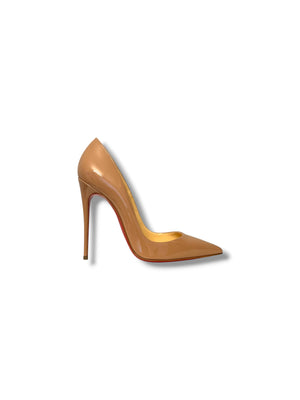 Christian Louboutin So Kate 120 Patent Pumps Nude | Size EU 36.5
