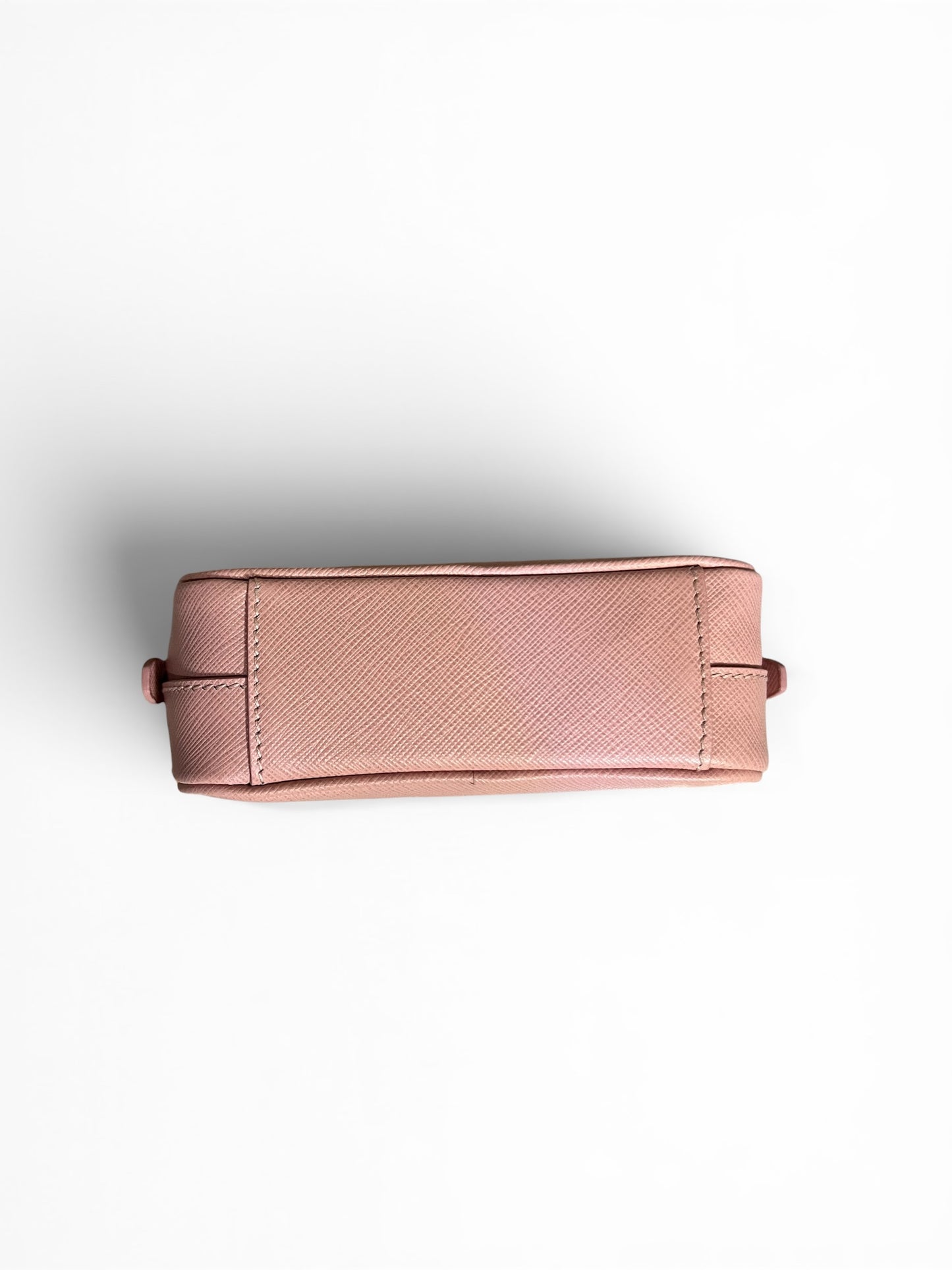 Prada Saffiano Mini Camera Bag in Orchidea Pink