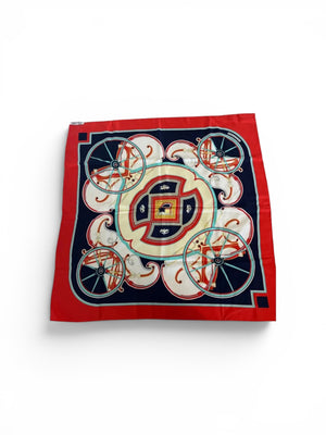 Hermès Carré 90 “Washington’s Carriage” Silk Scarf