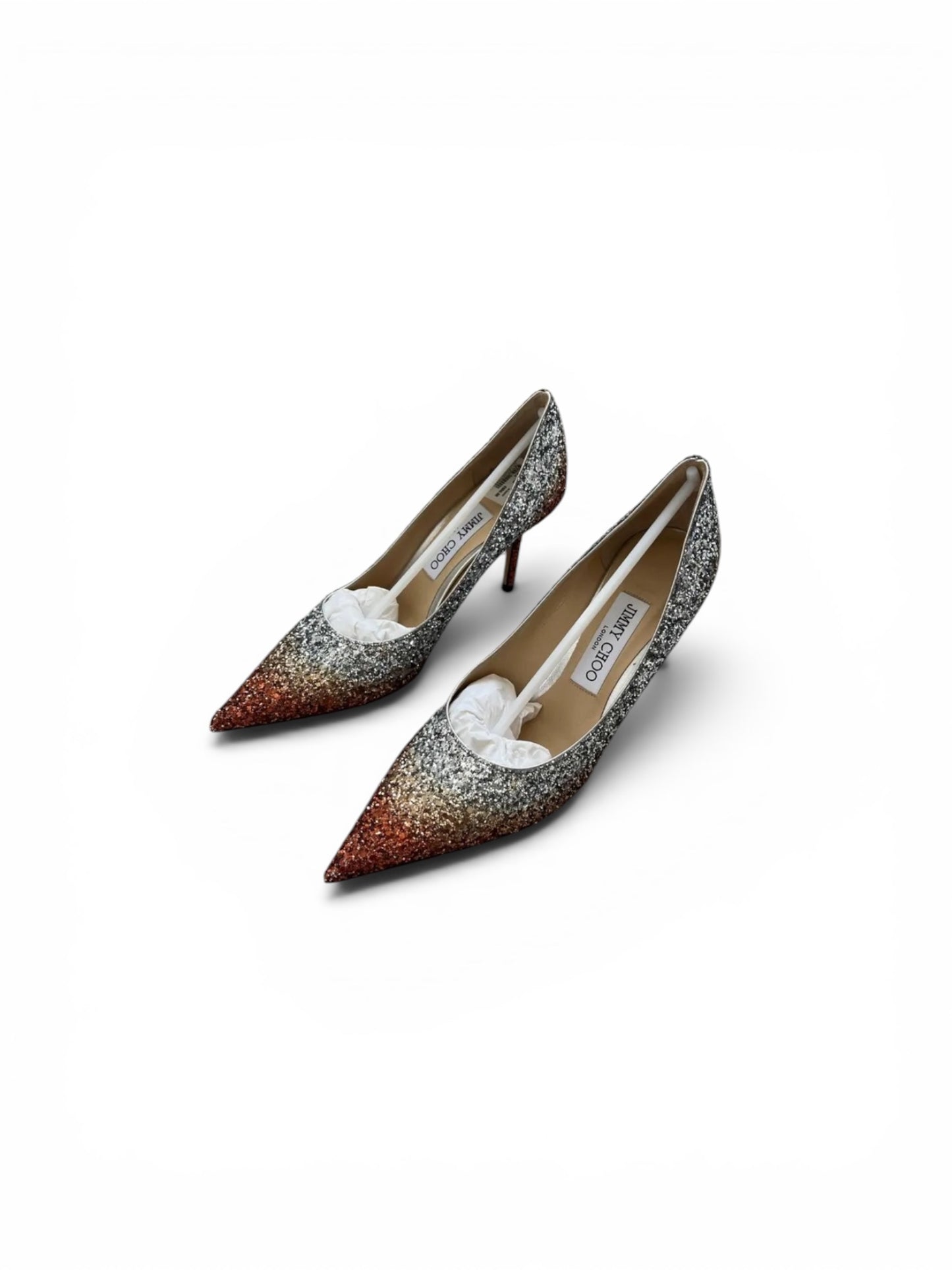 Jimmy Choo Love 85 Glitter Pumps | Size EU 37