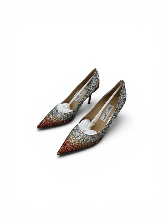 Jimmy Choo Love 85 Glitter Pumps | Size EU 37